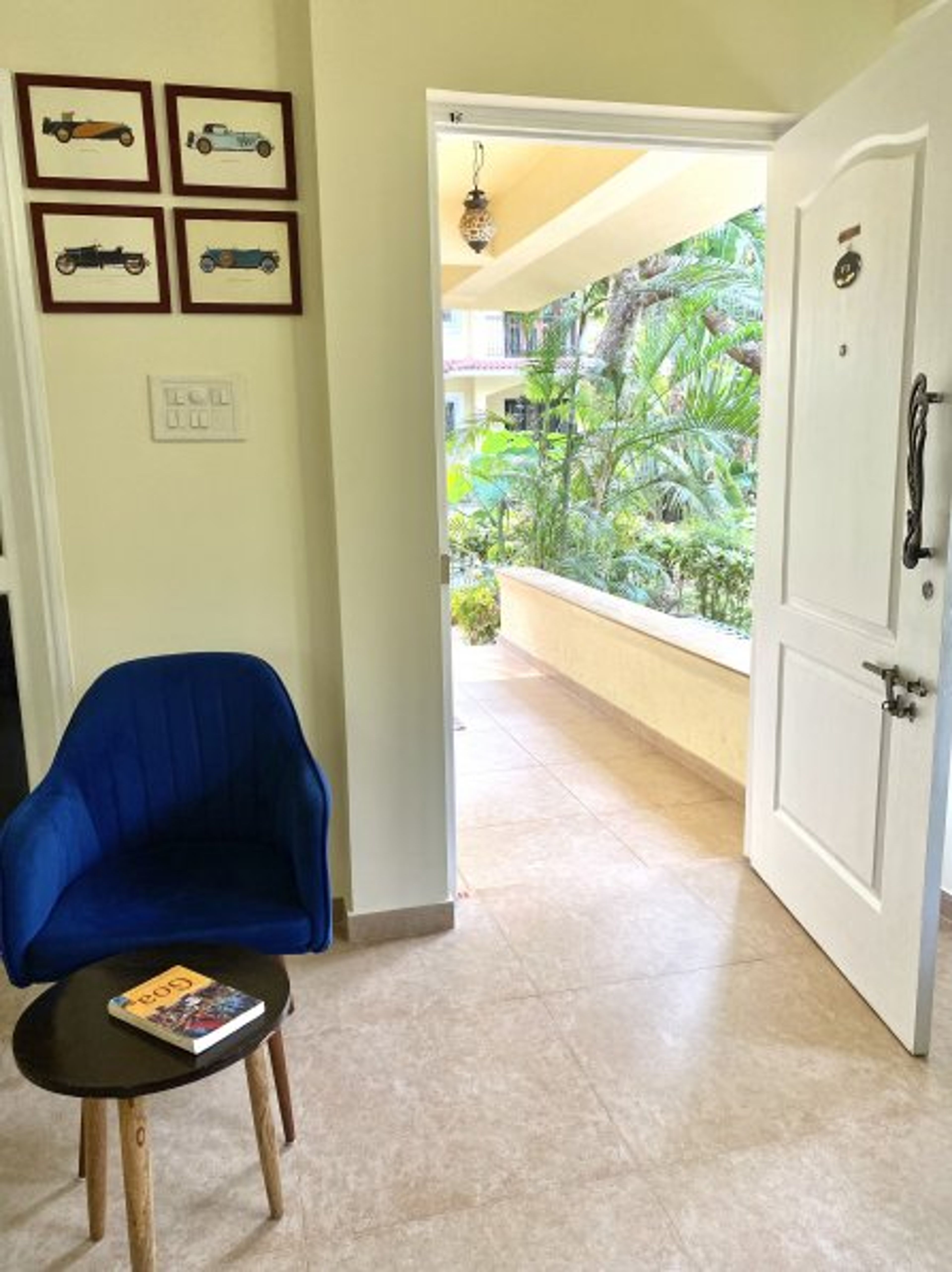 Surrounded by nature ! Parking is readily available within the complex