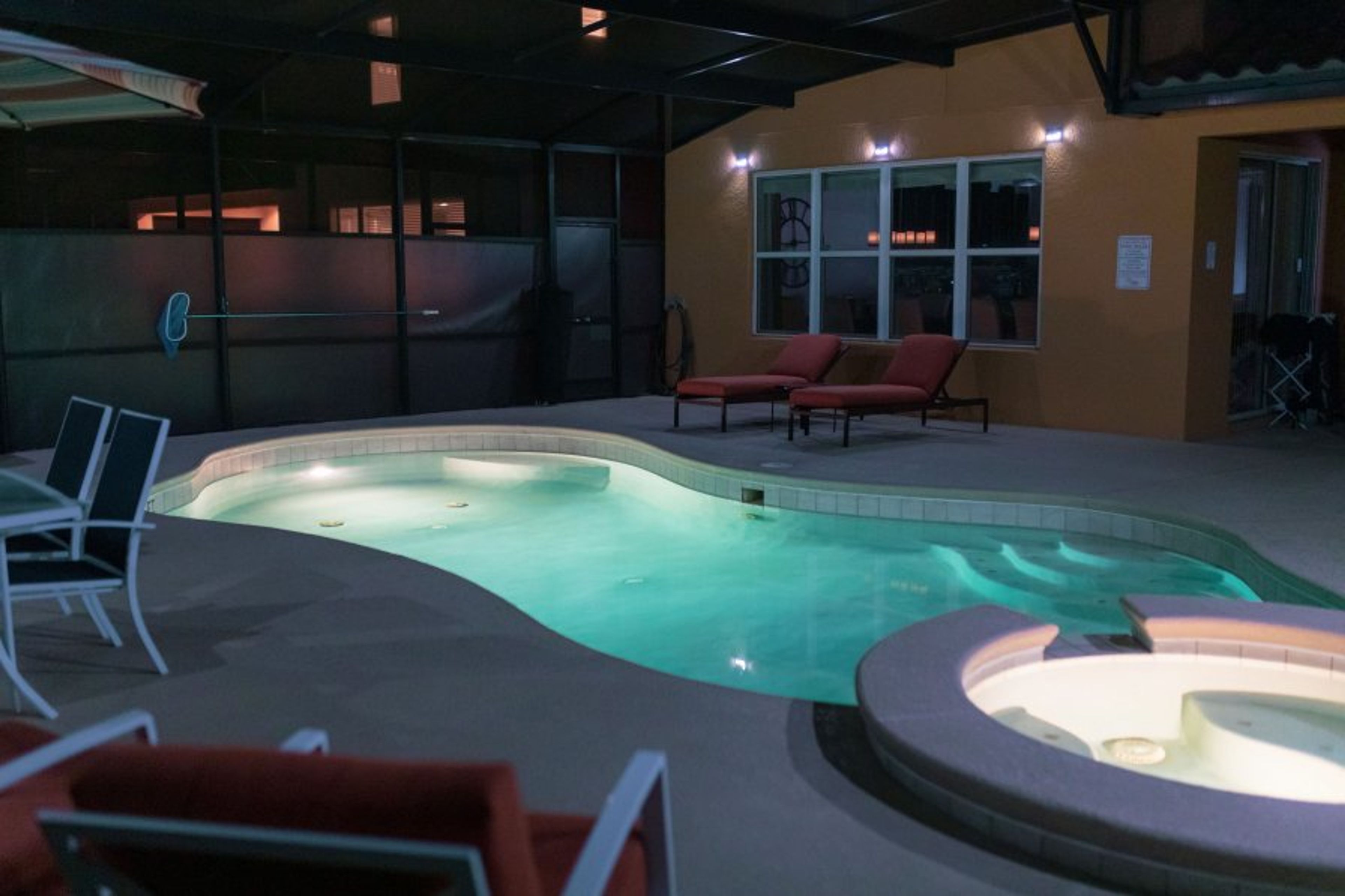 6' Privacy screening to two sides of the villa  