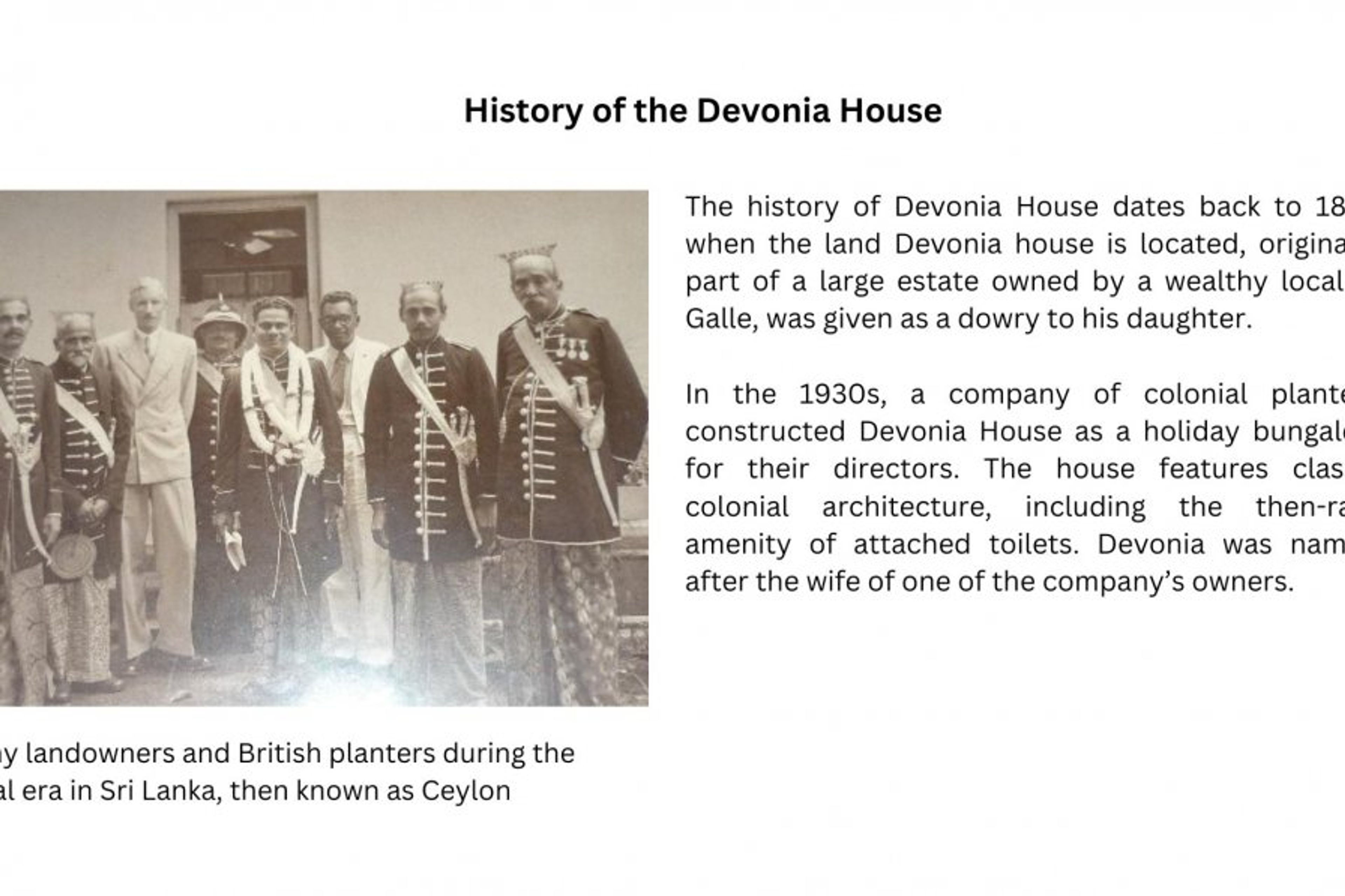 History of the House