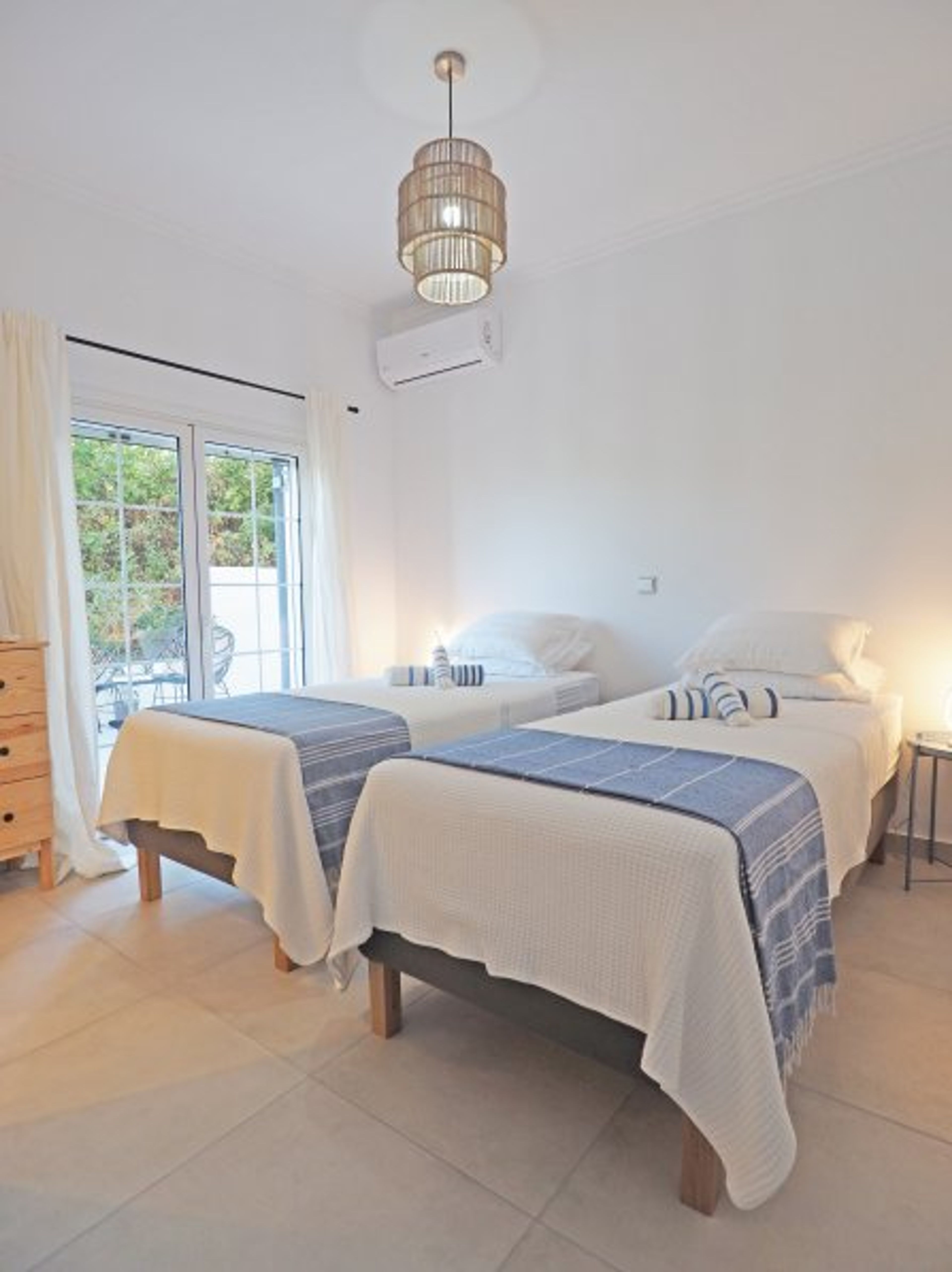 Bedroom 2 (shown with twin beds, can also be made up as a Super King)