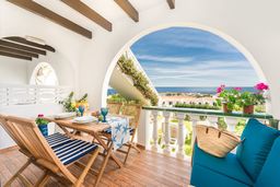 Apartment rental in Menorca, Spain,  with shared pool