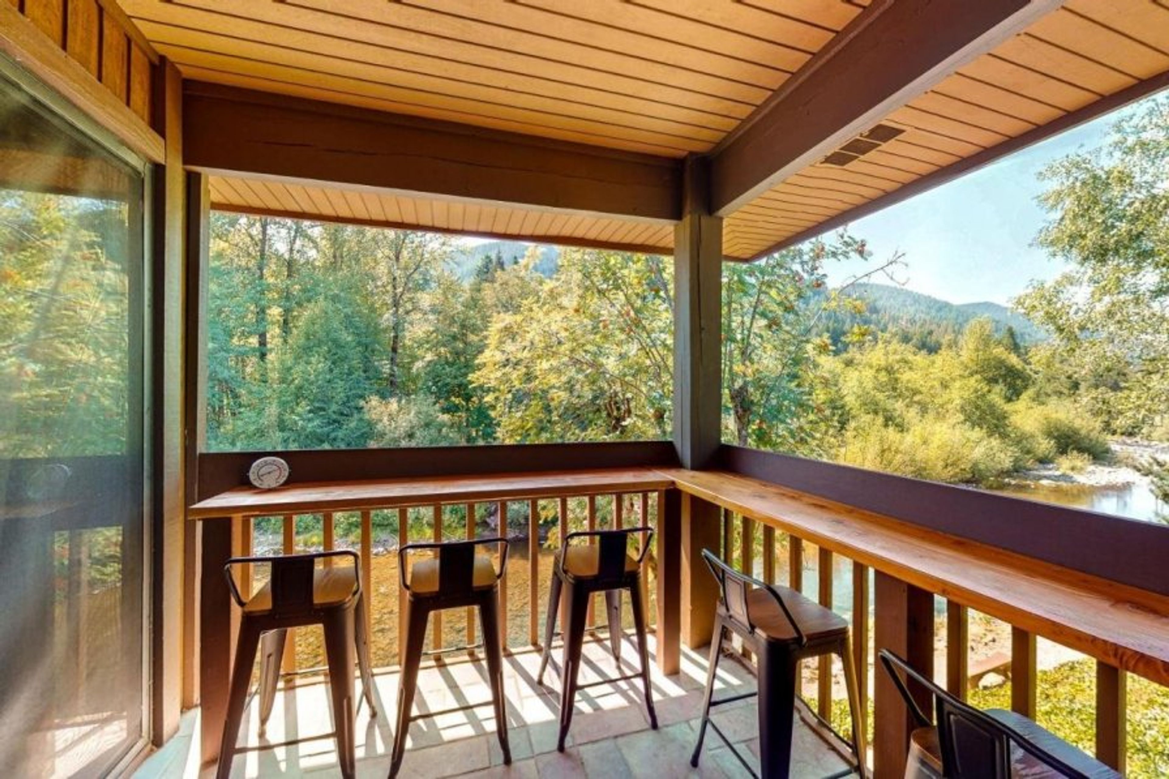 View of Salmon River from your balcony
