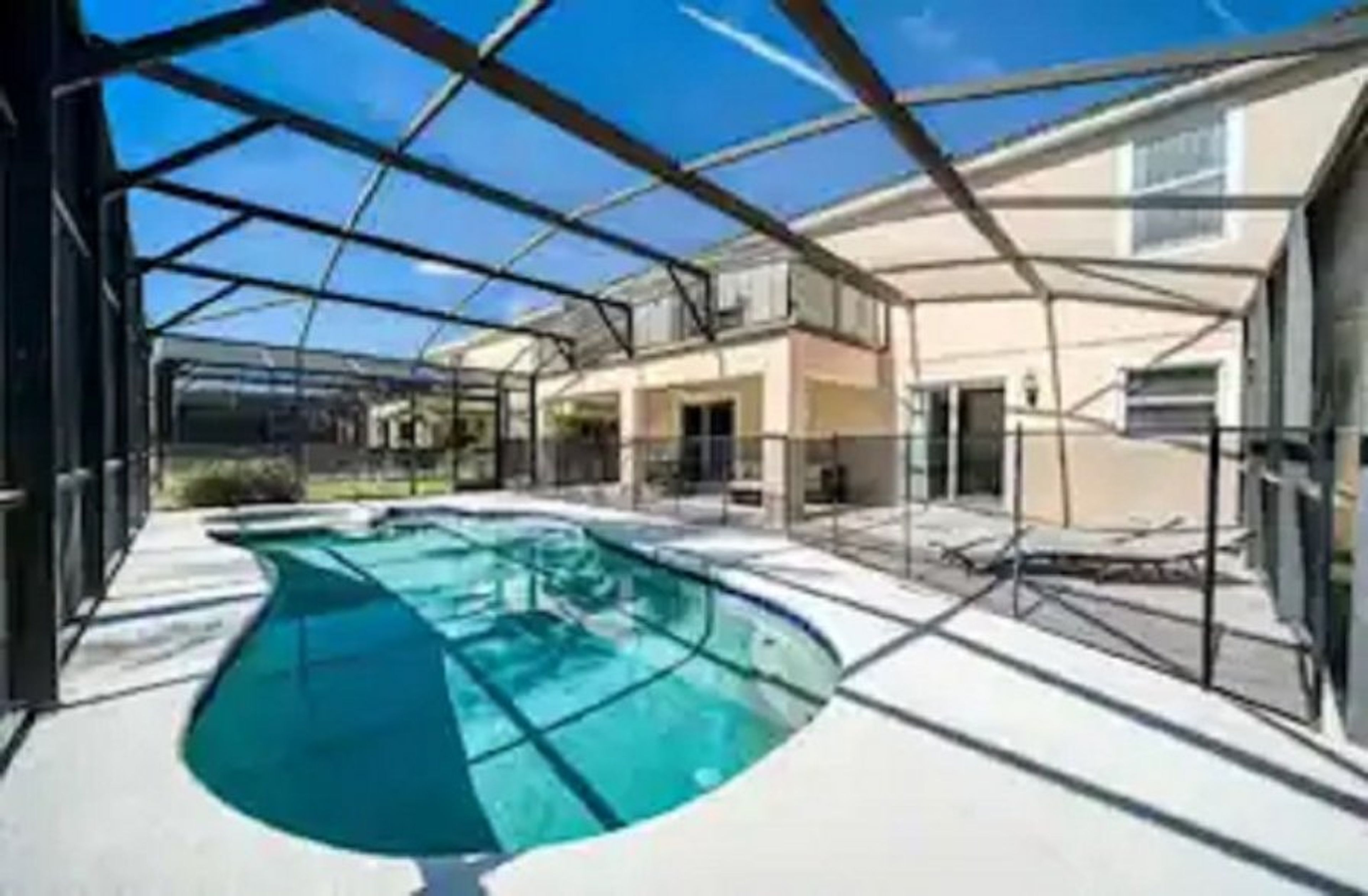 Gorgeous oversized pool deck
