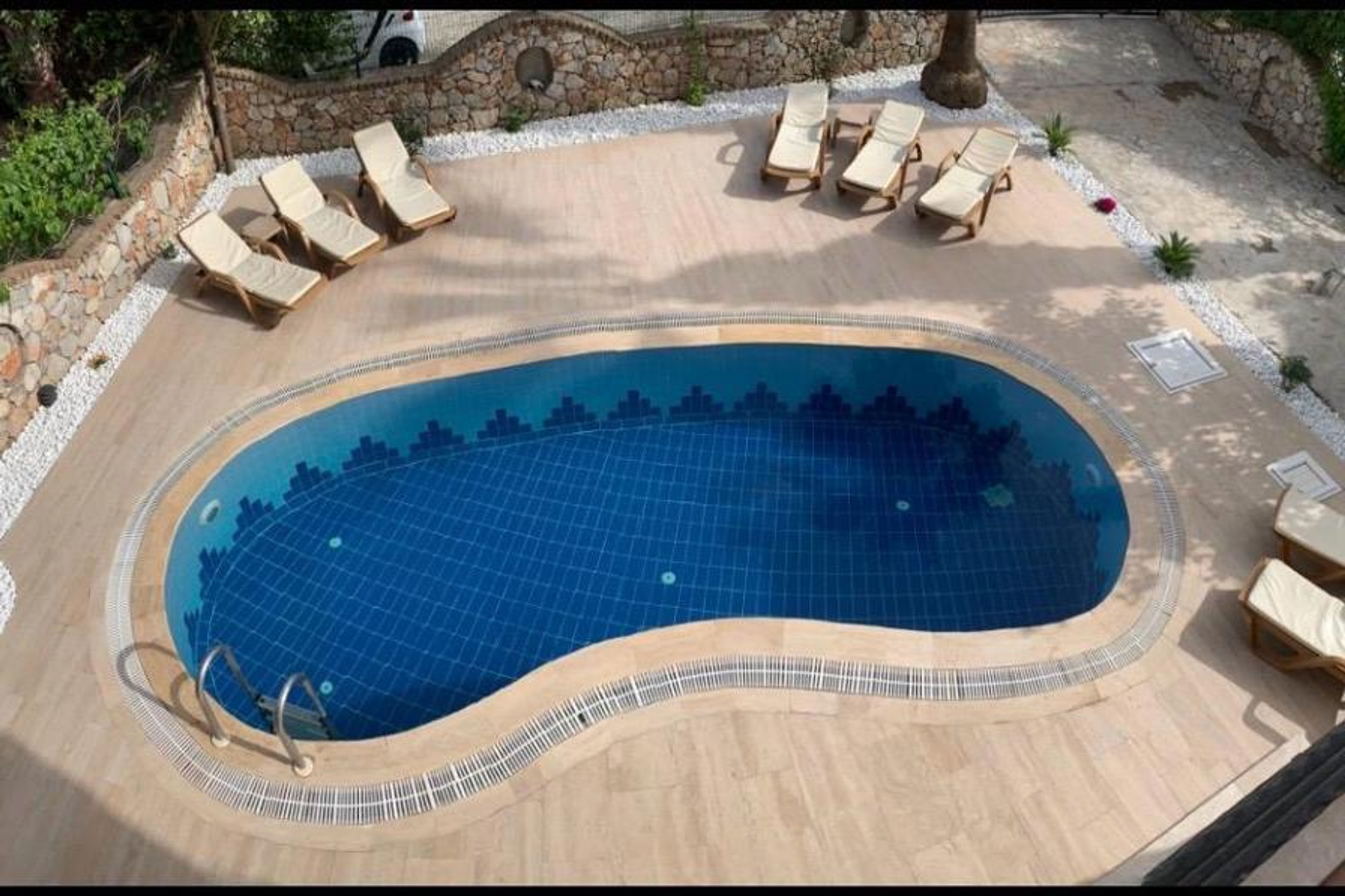 View of private pool from 2nd floor