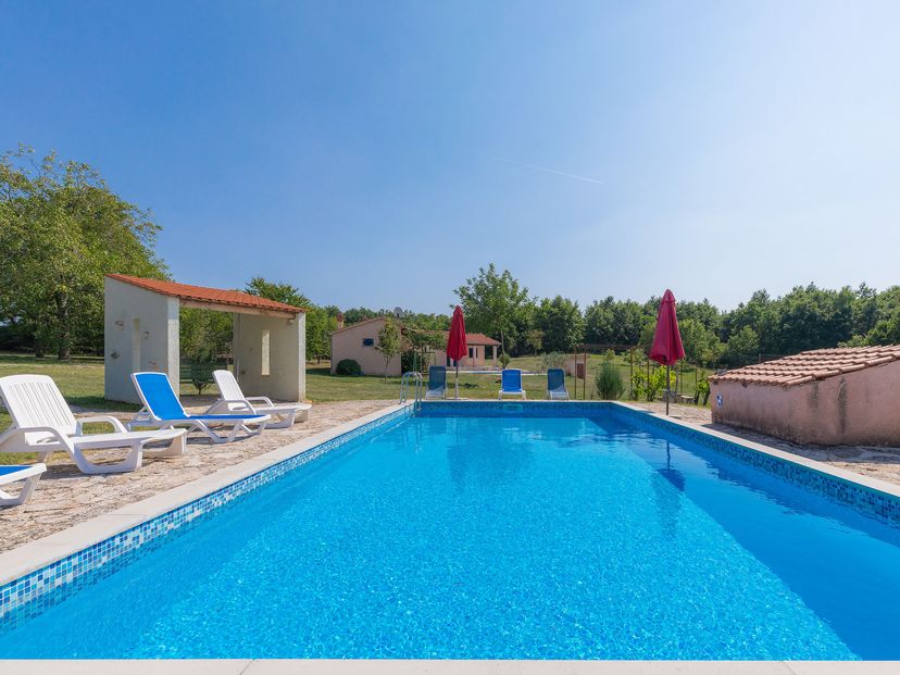 Villa in Croatia, Laginji: Pool Outdoor