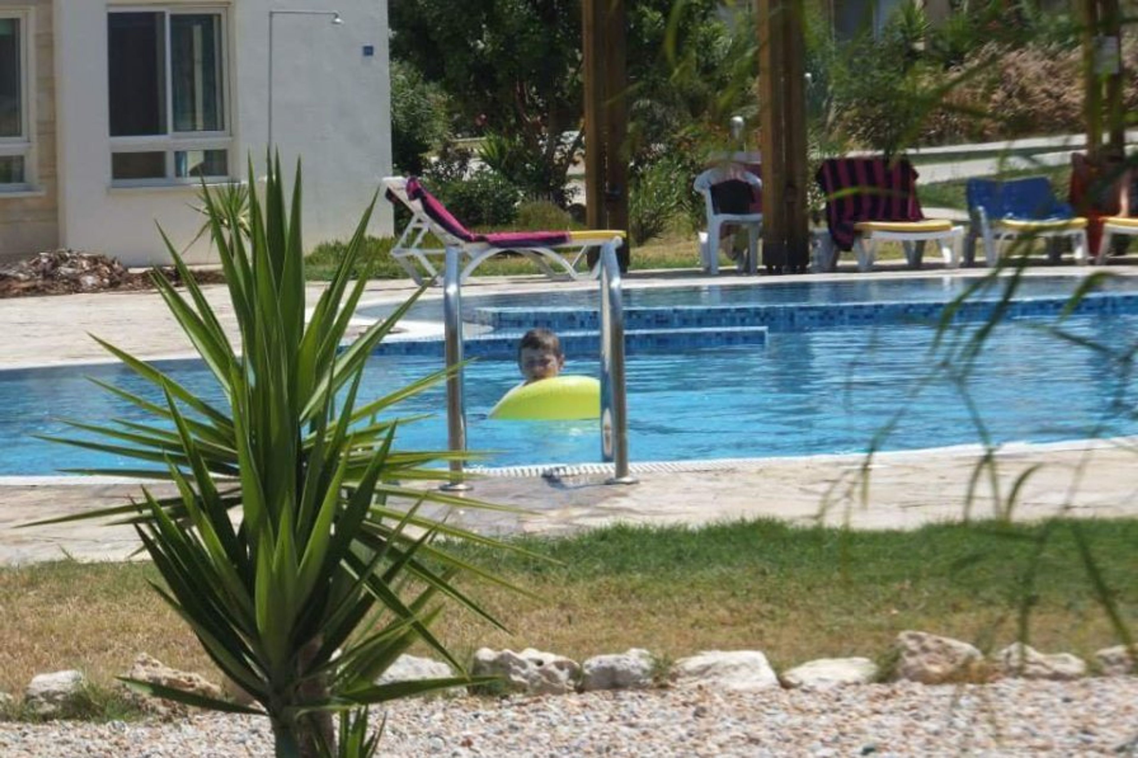 Pool distance from the patio