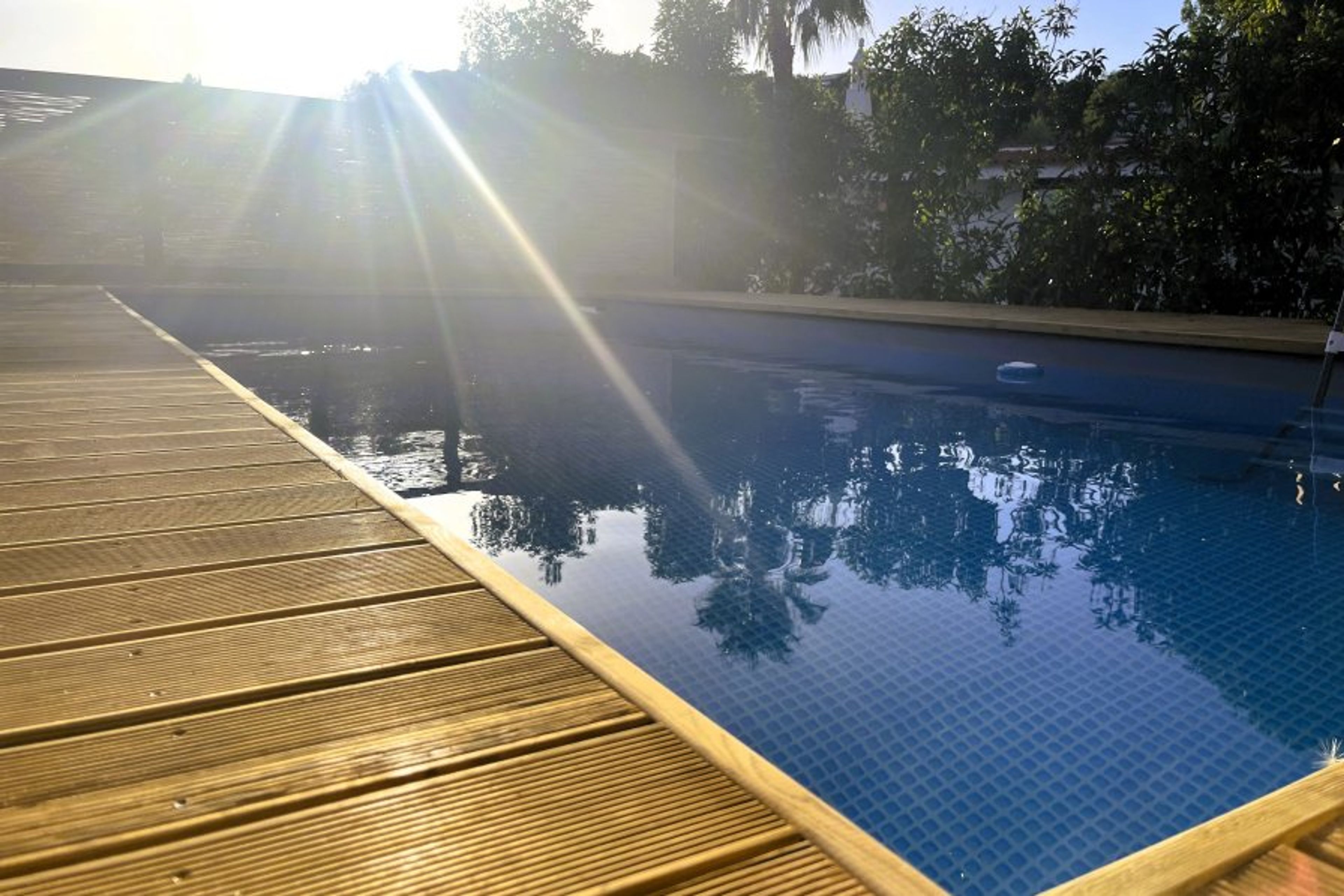 Poolside bliss with total privacy and comfort.