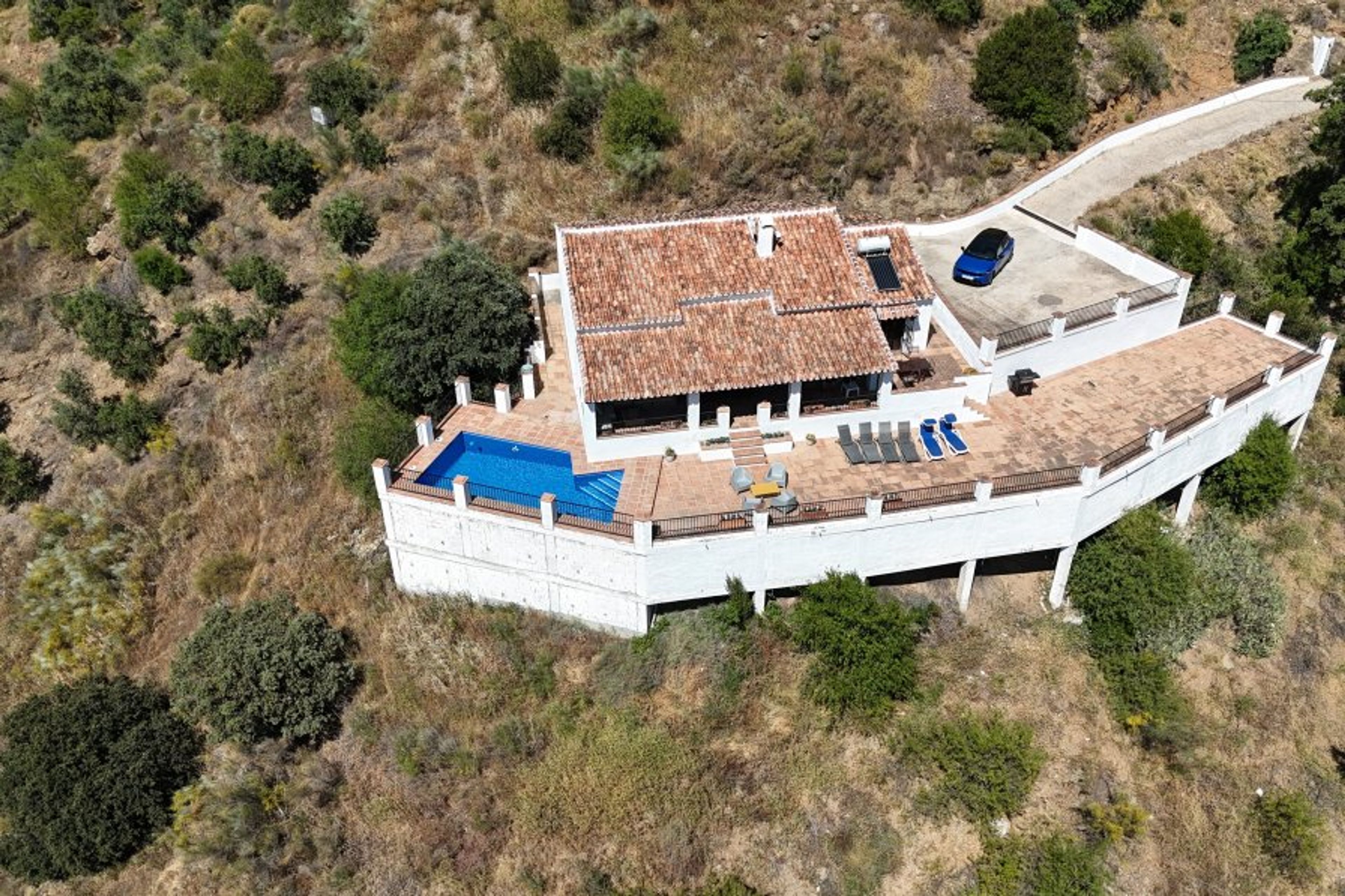 Casa Mendoza from the air
