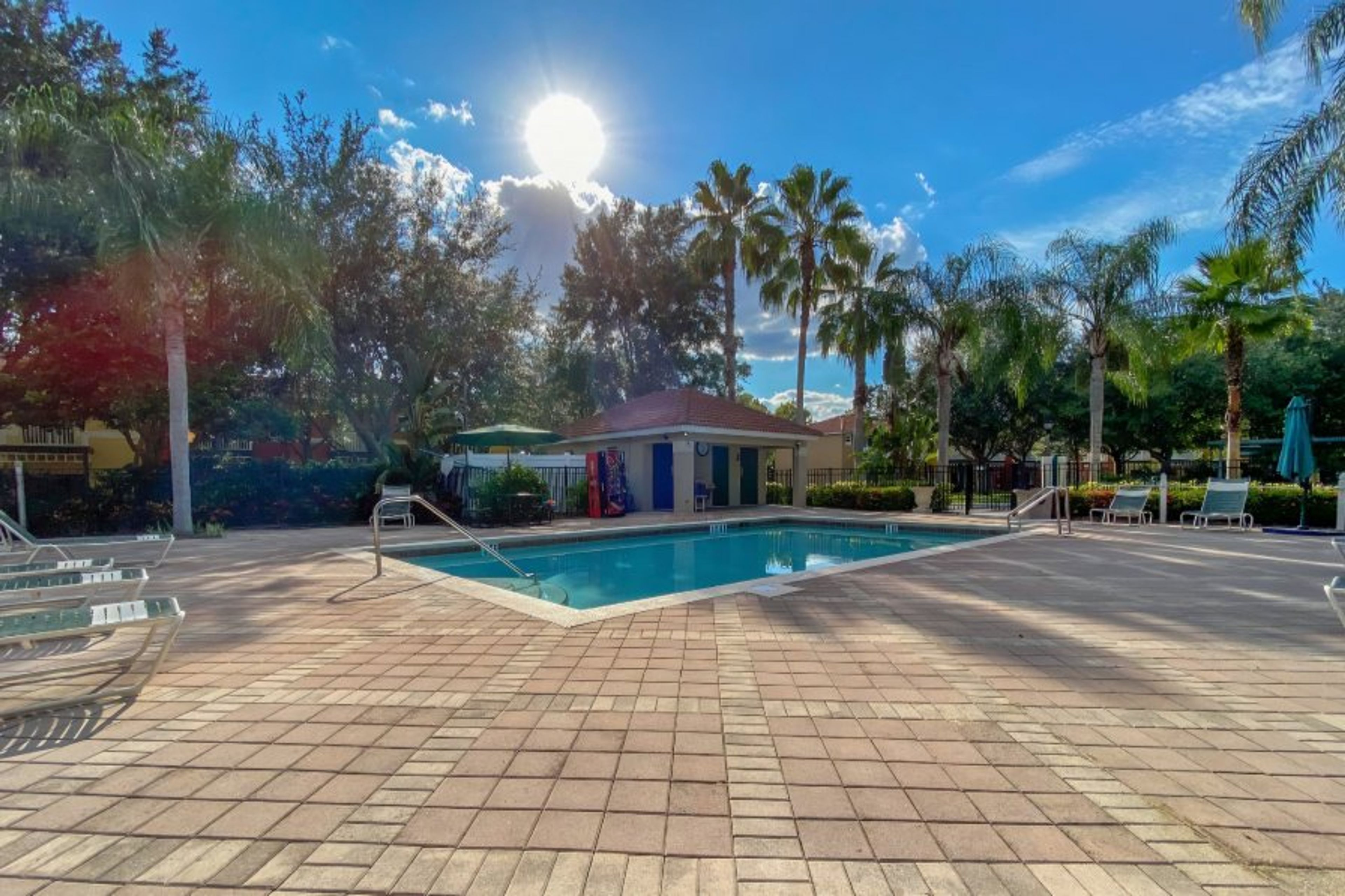 One of the community pools