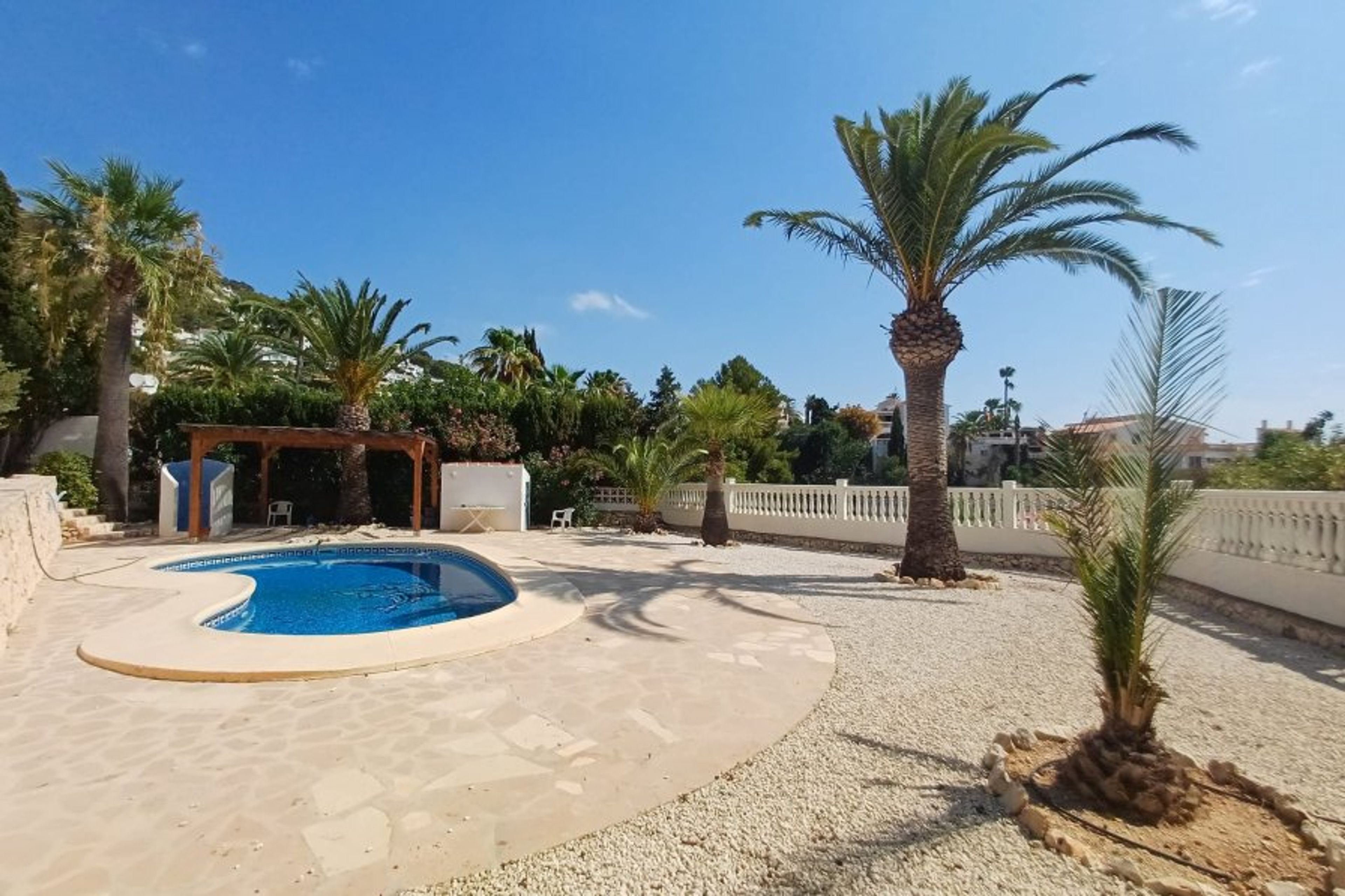Terrace surrounding the pool