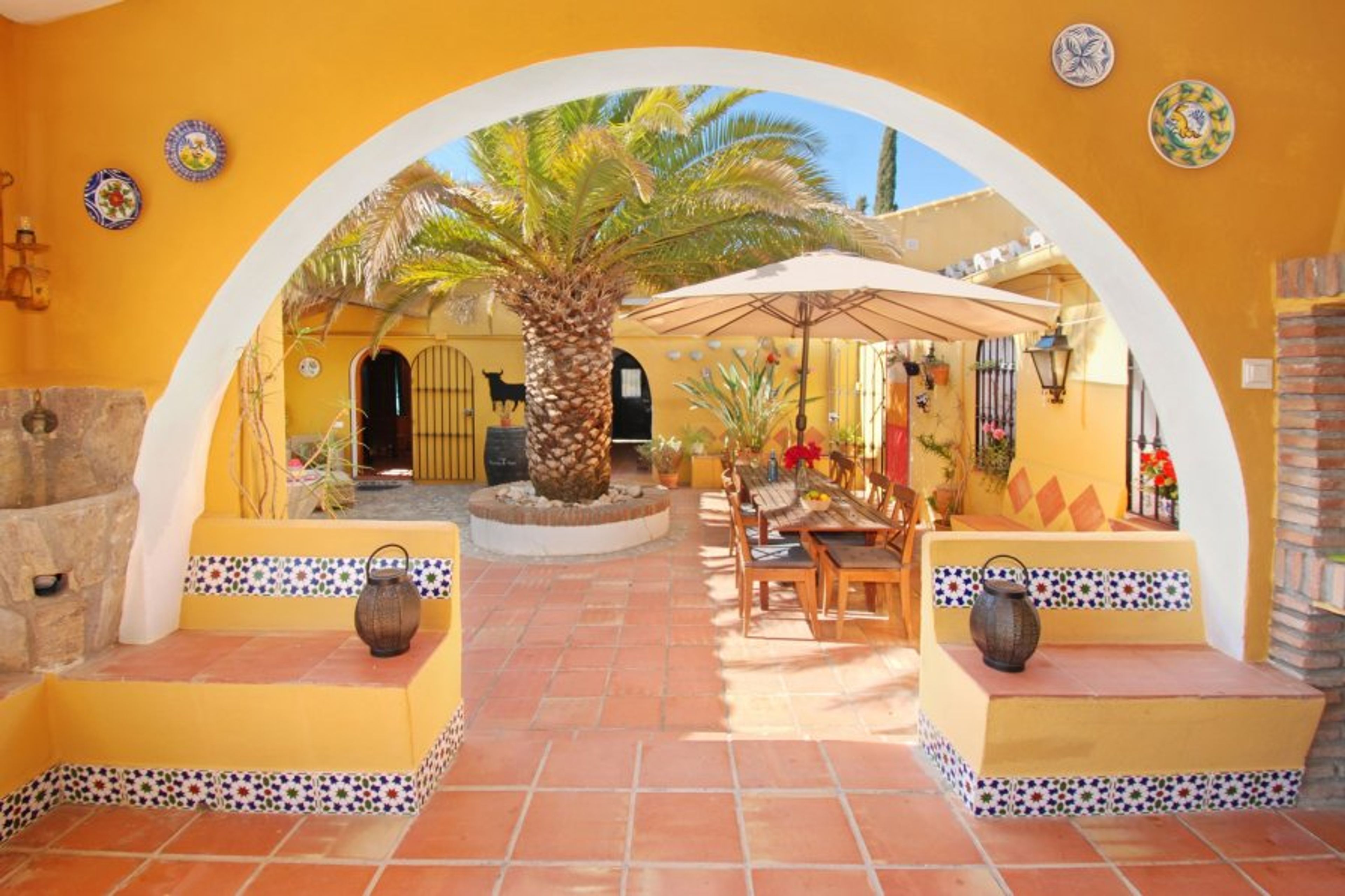 The patio is the heart of the house where everything comes together.