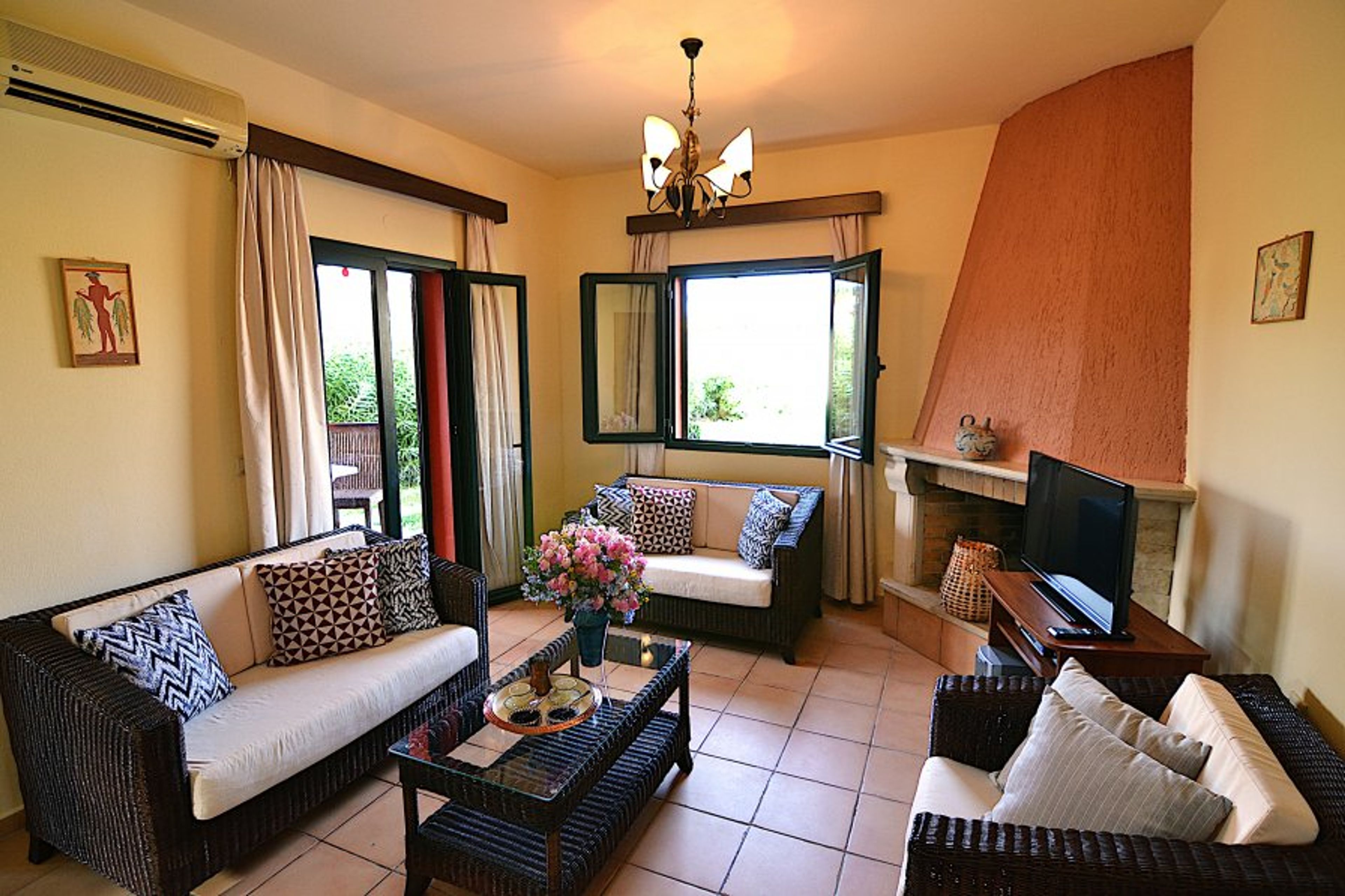 The main living room