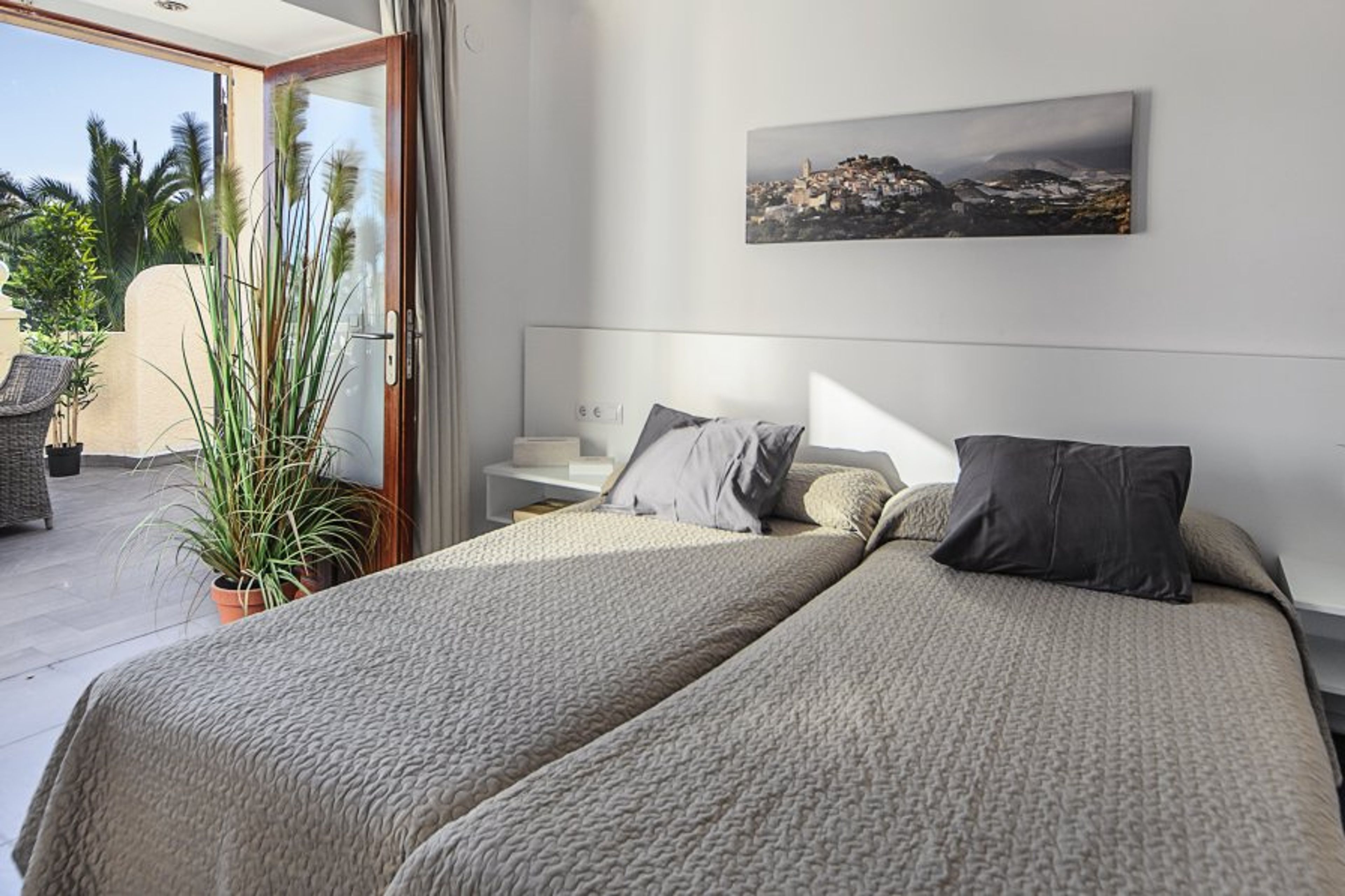 Bedroom with airconditioning