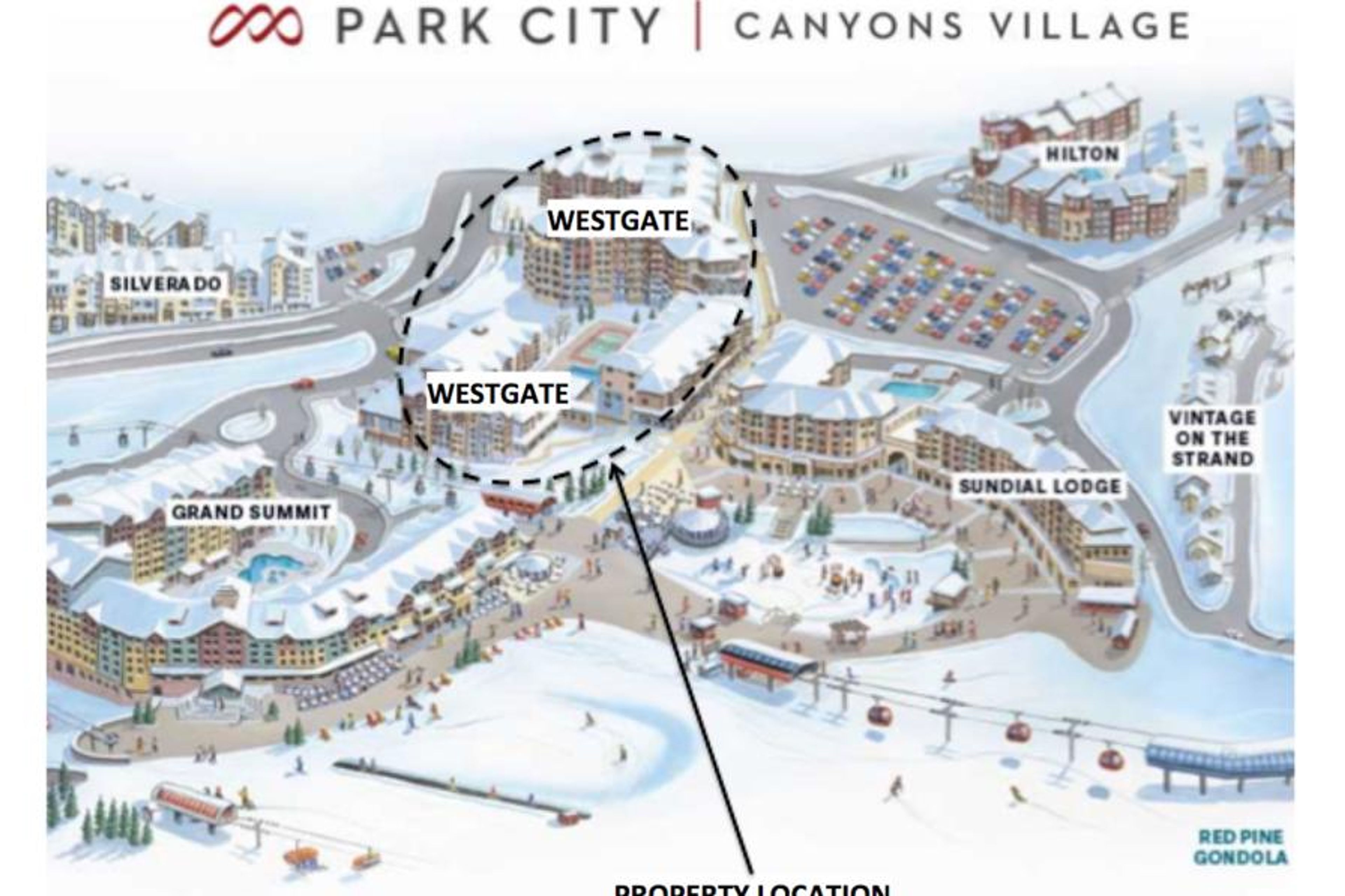 Property is located in the very heart of Park City's Canyons Village