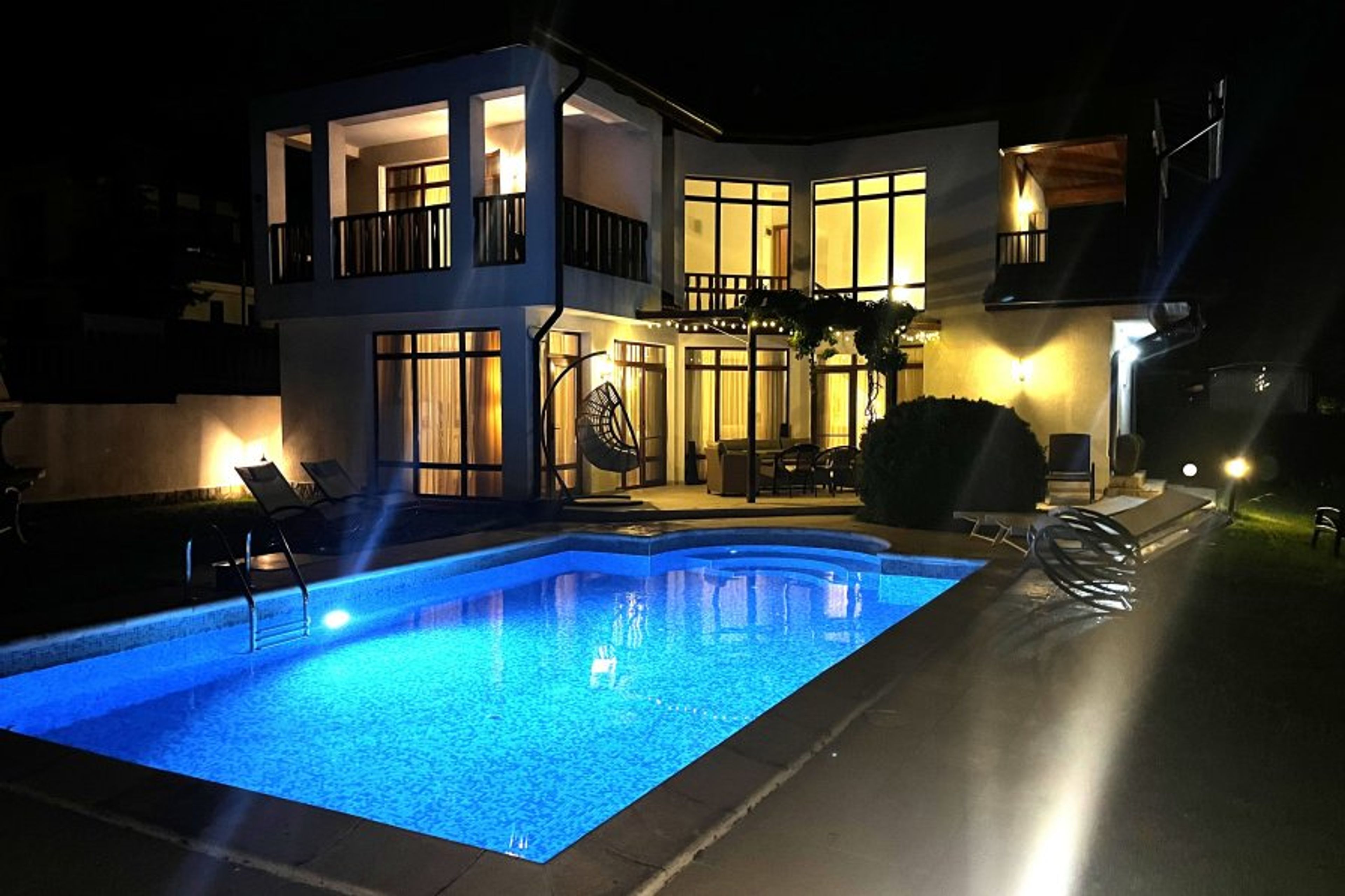 Villa by night