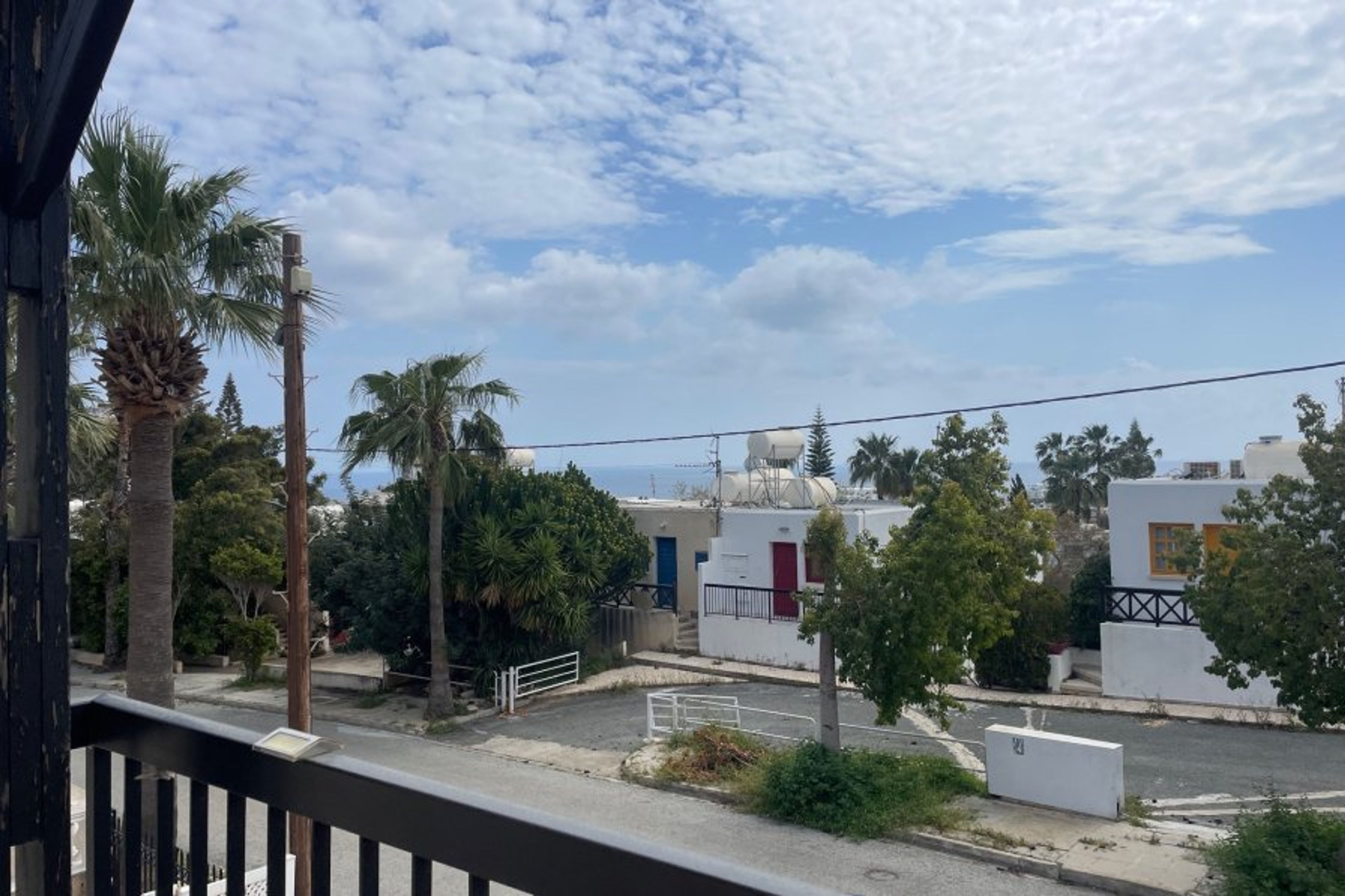 Sea view from balcony