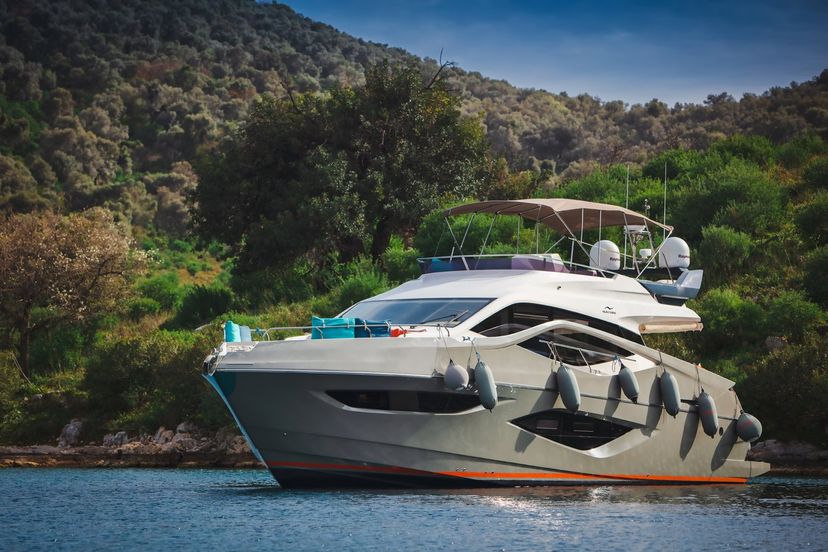 Boat in Gocek, Turkey