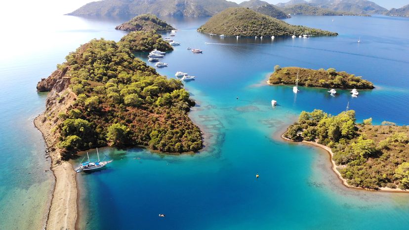 Boat in Gocek, Turkey