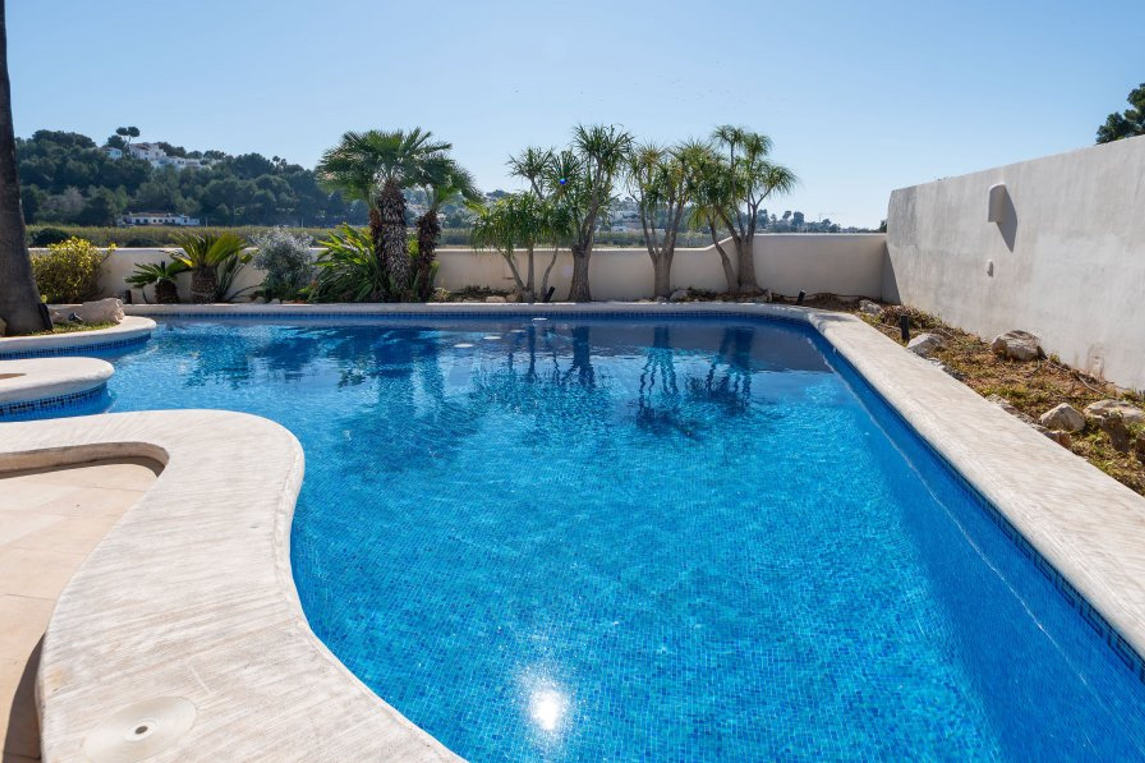 Large private pool