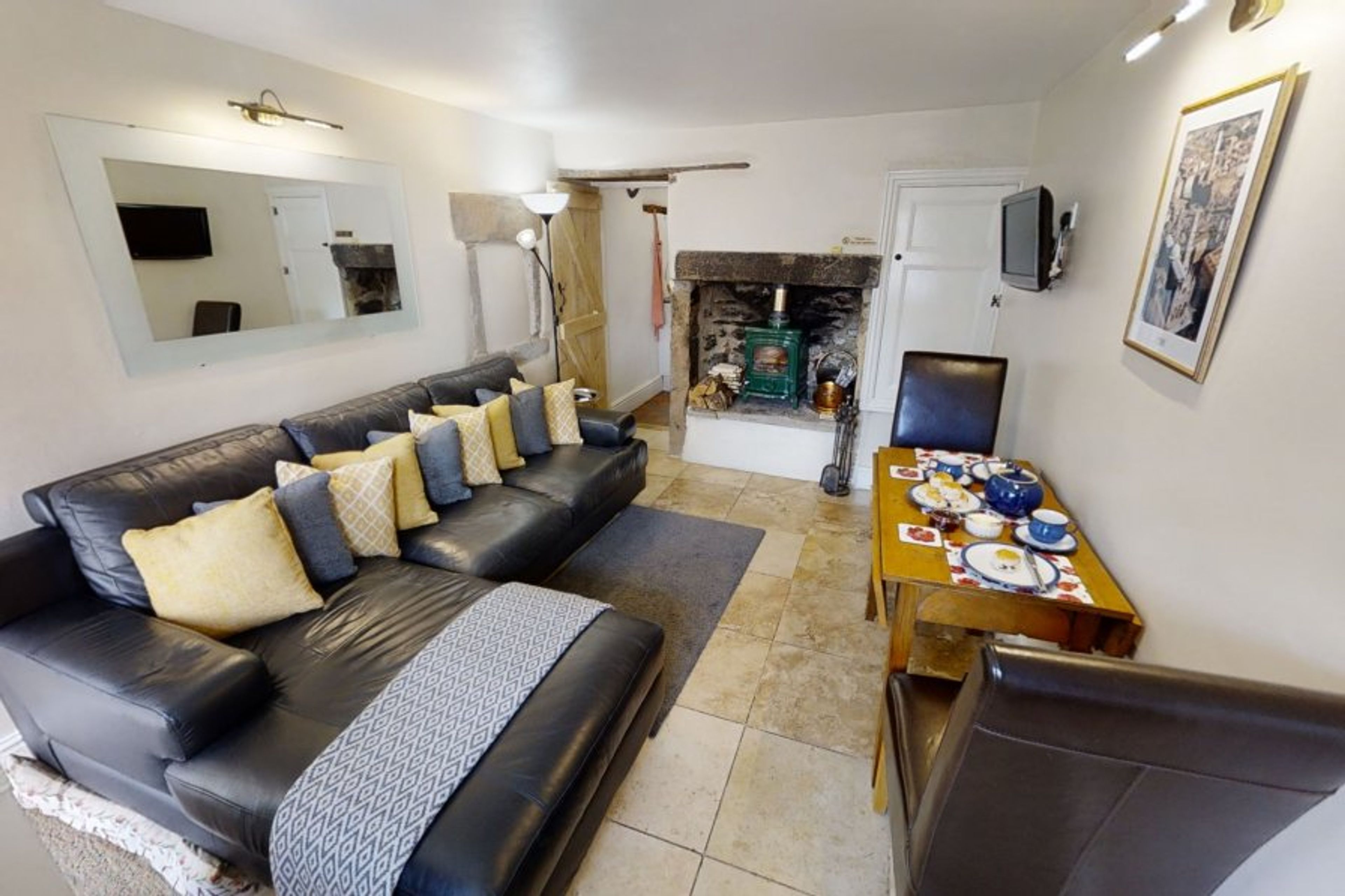 Who would you like to cuddle up with in front of the woodburner?