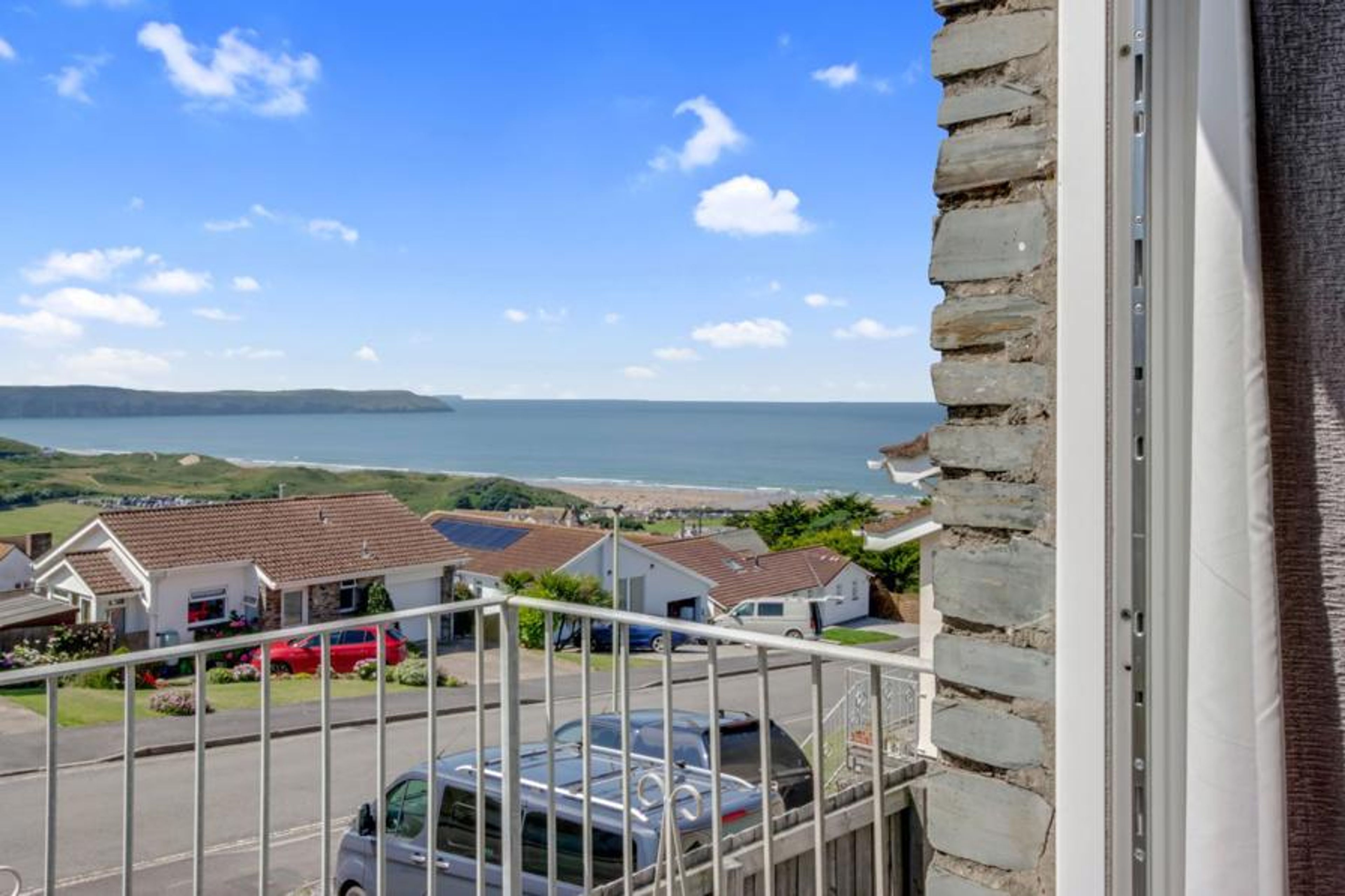 Woolacombe Bay View Balcony View