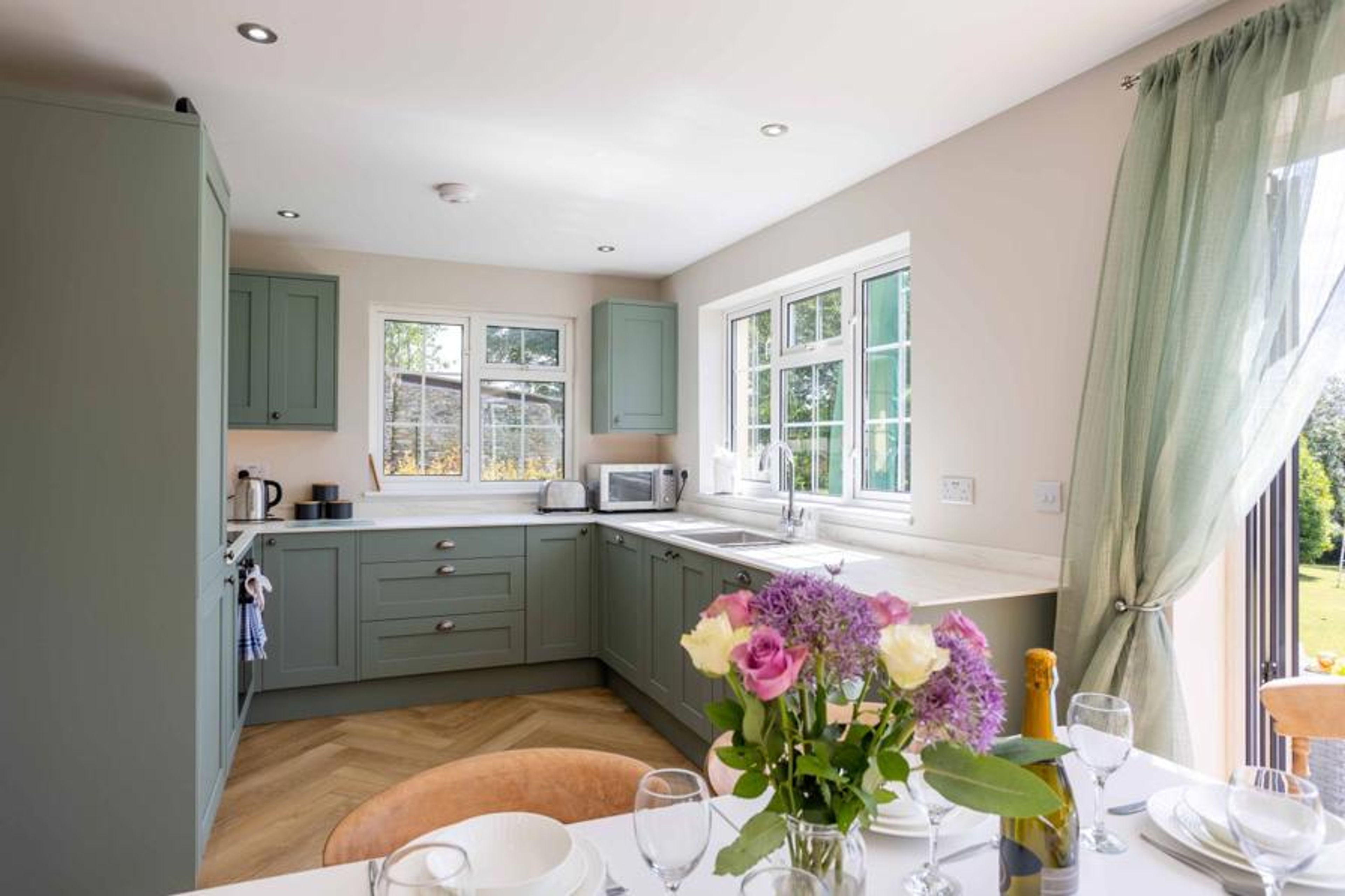 Sanfield House Kitchen View From Dining Area