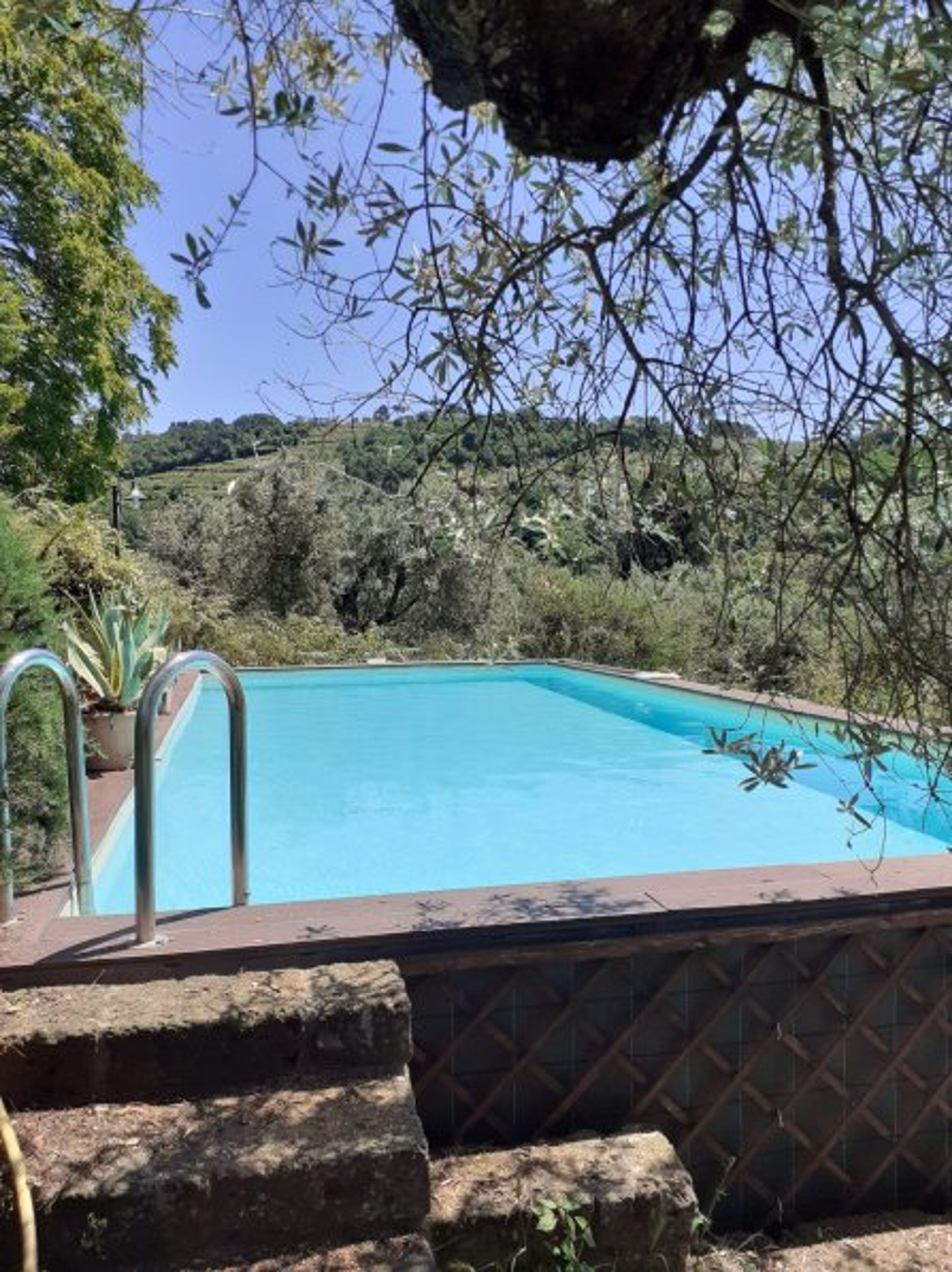 the pool