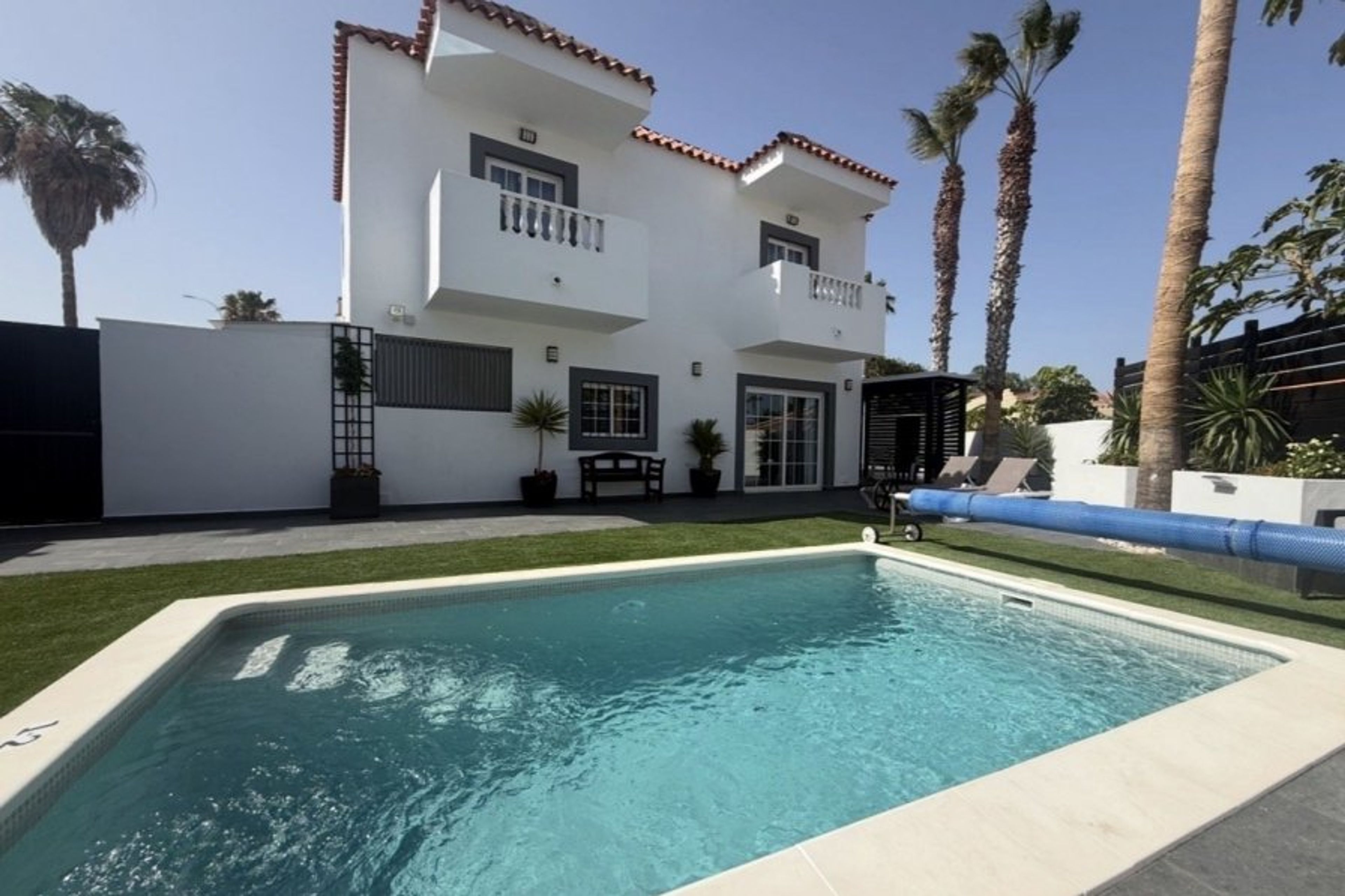 Private secluded pool area 