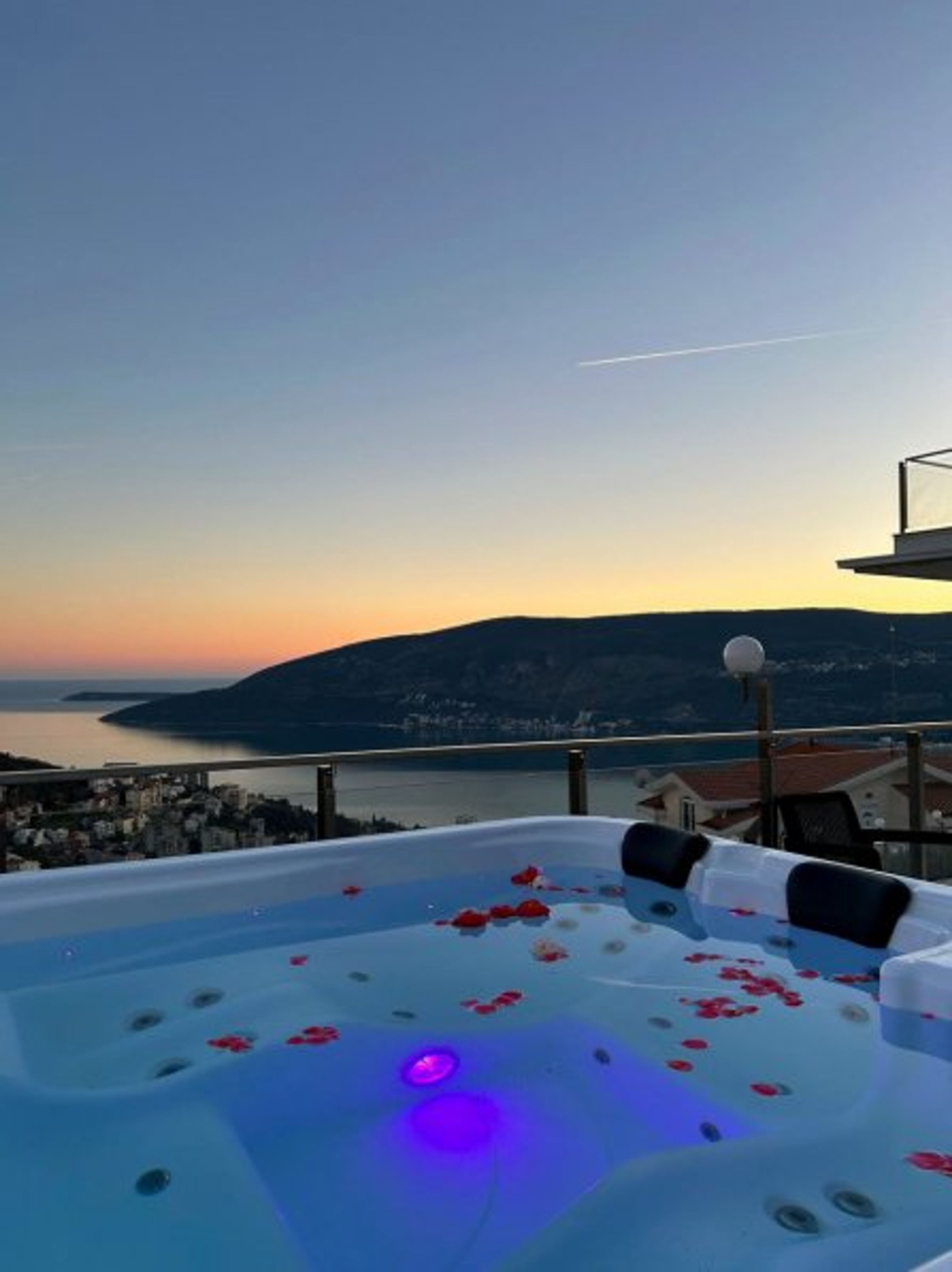 The view from the jacuzzi