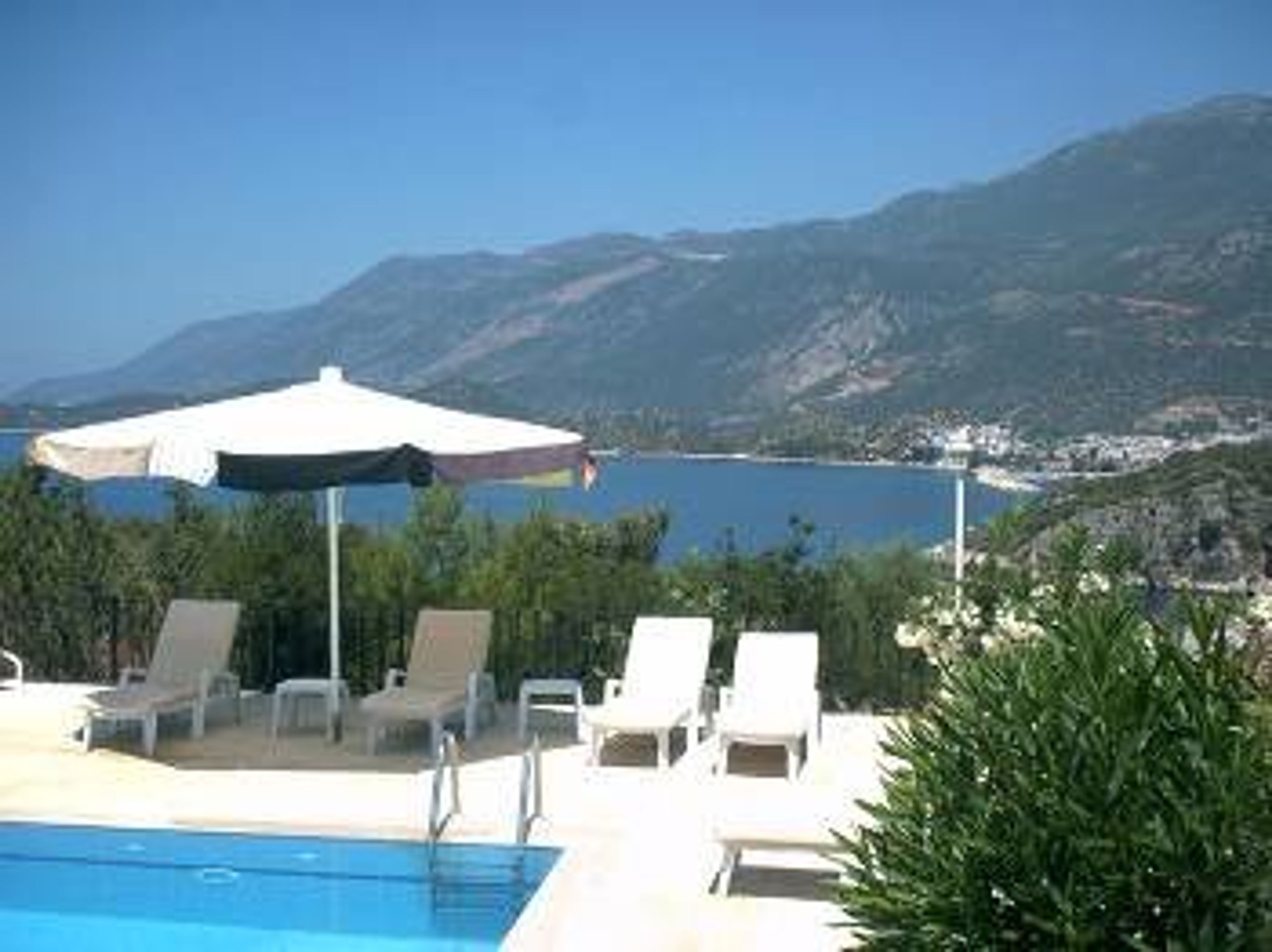 view from the pool side