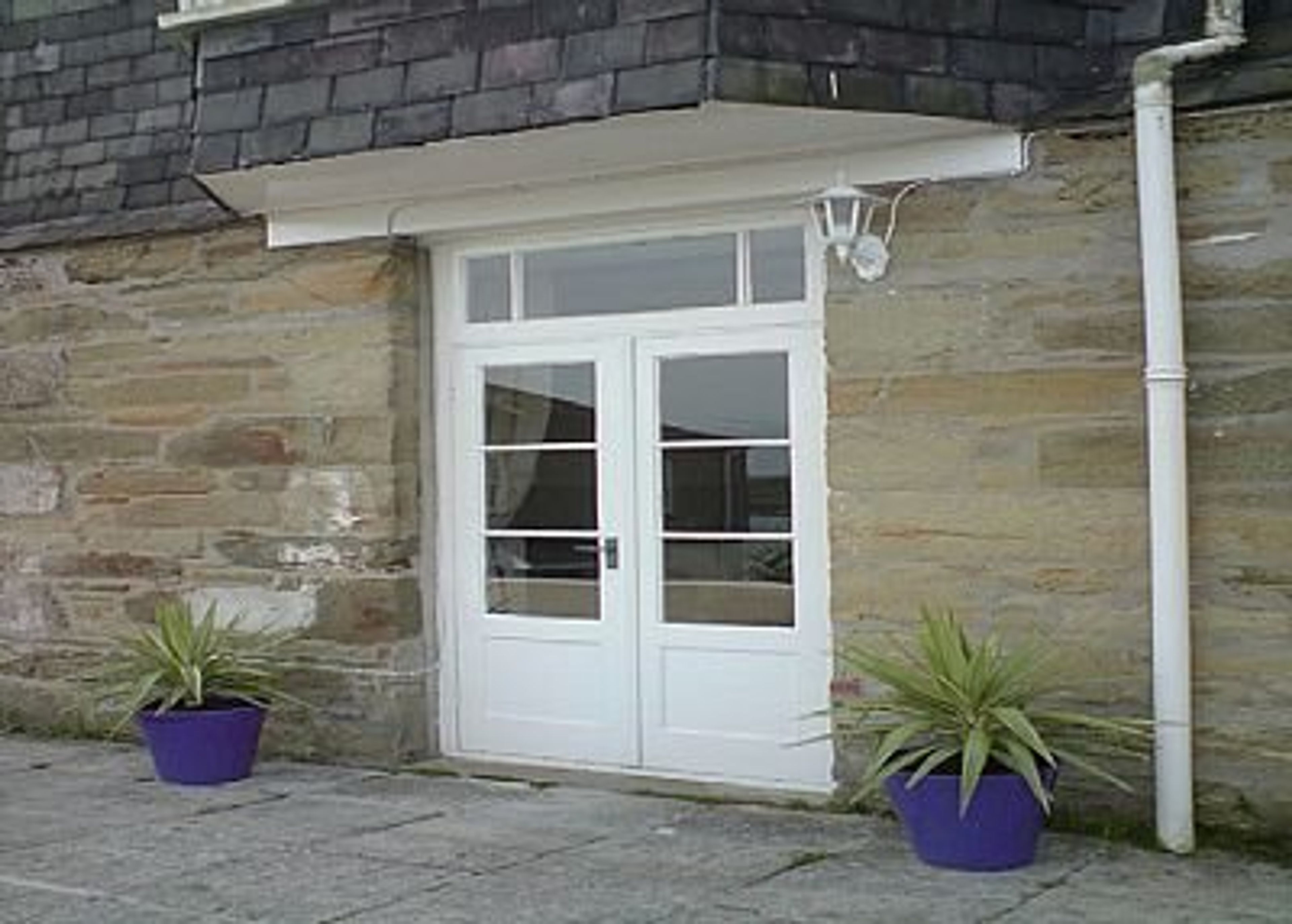 French doors onto patio
