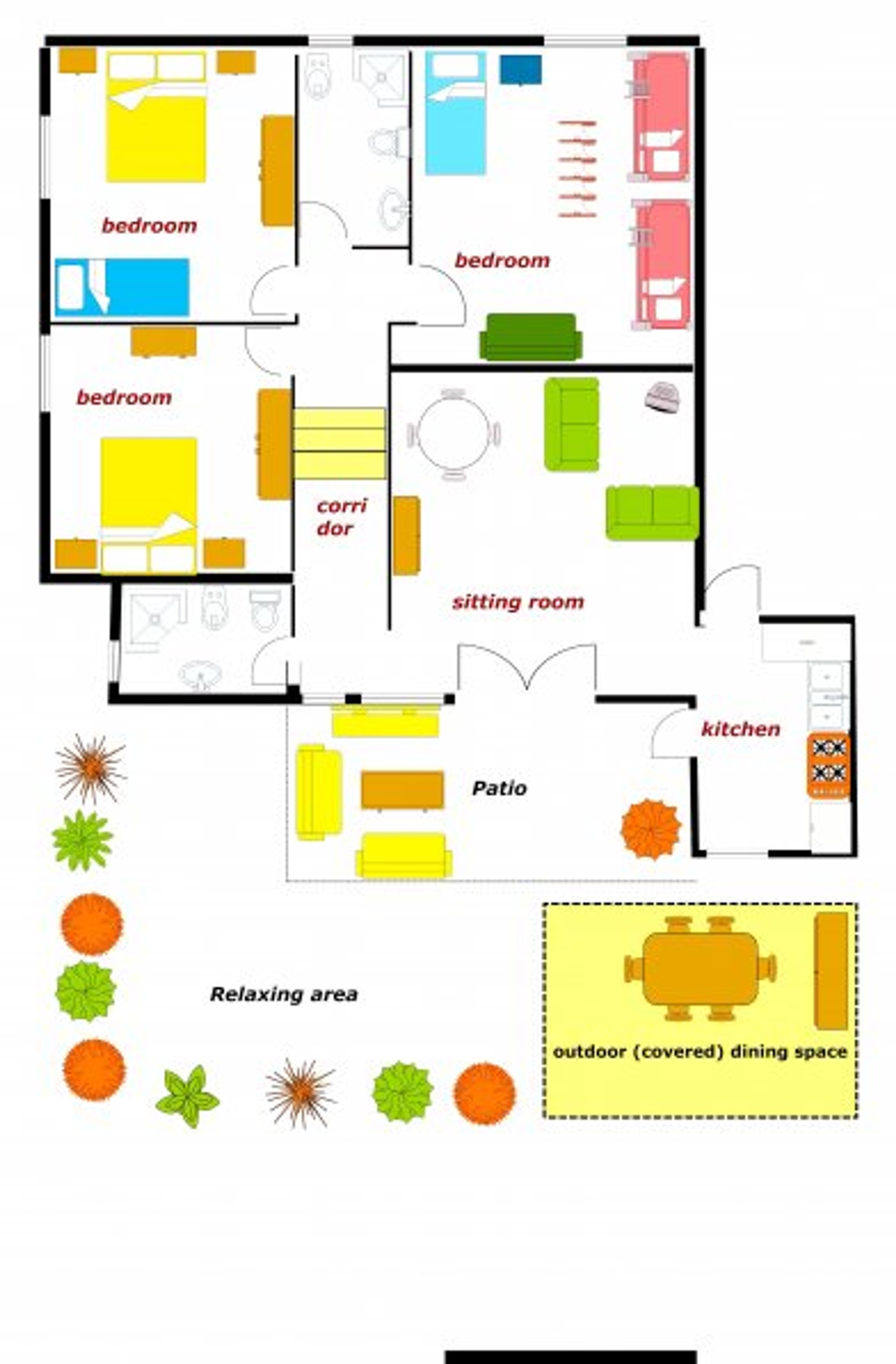 PLAN OF THE APARTMENT
