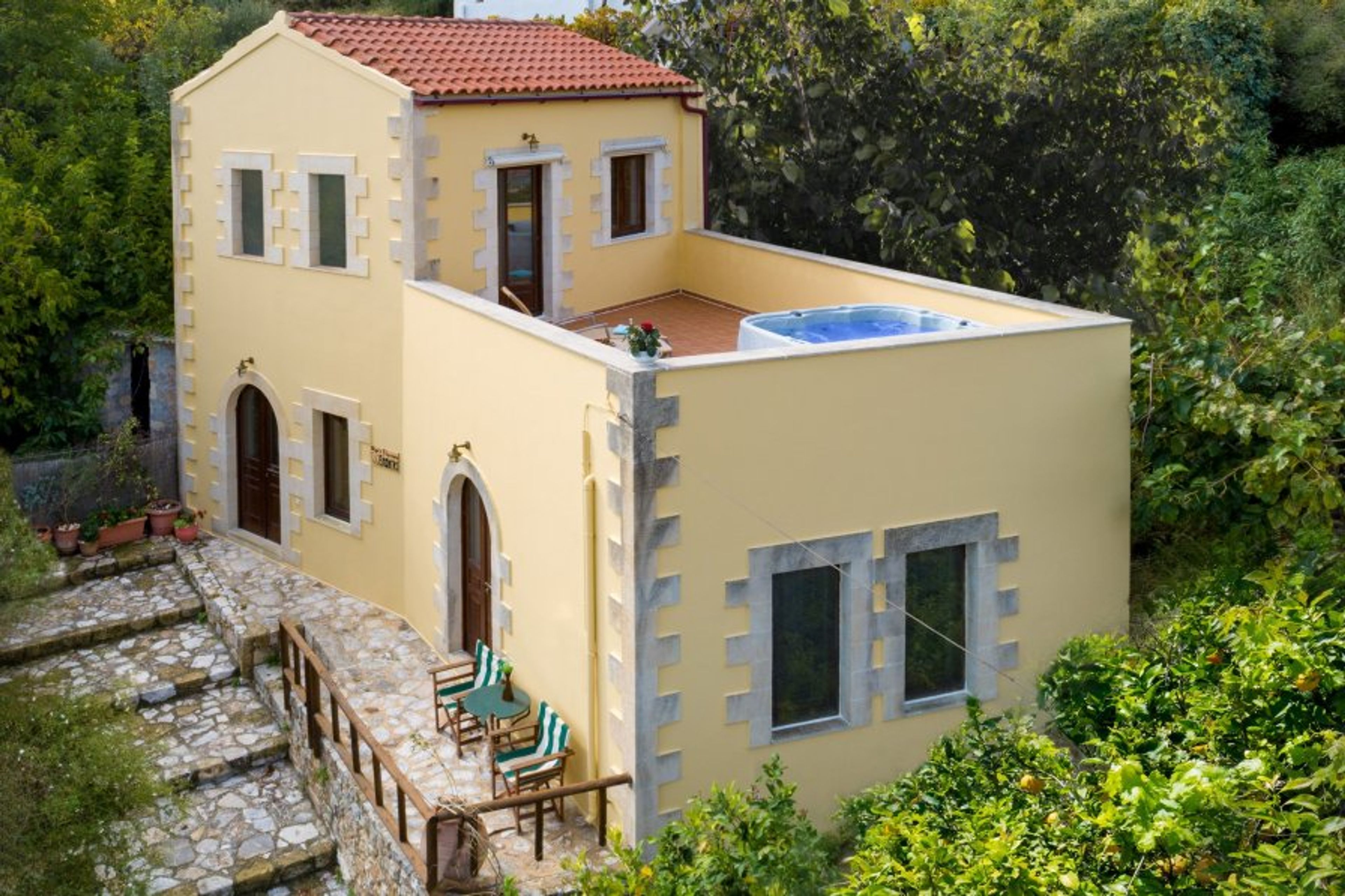 exterior view of the villa