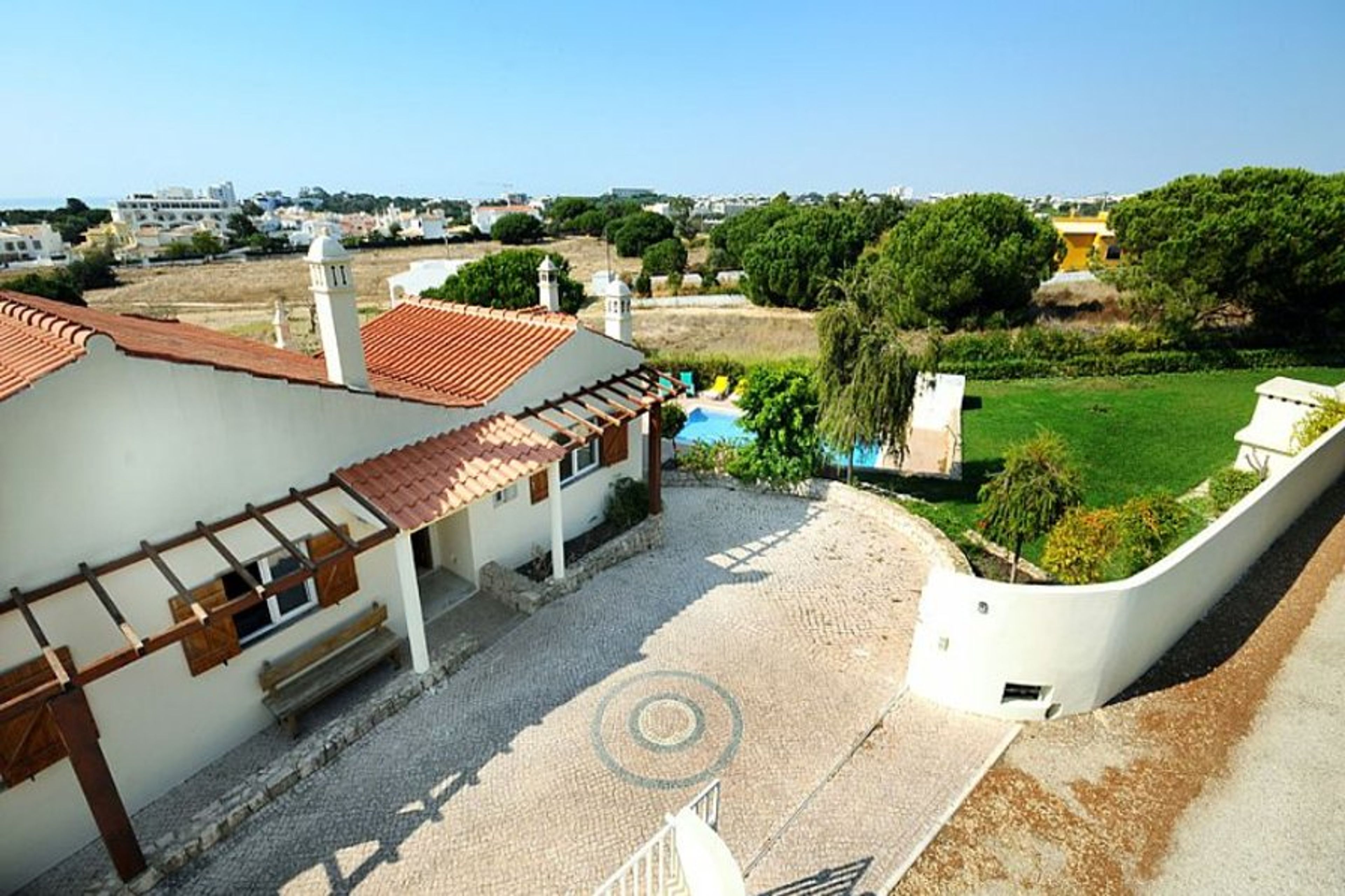 Villa Torre gated entrance with off street parking