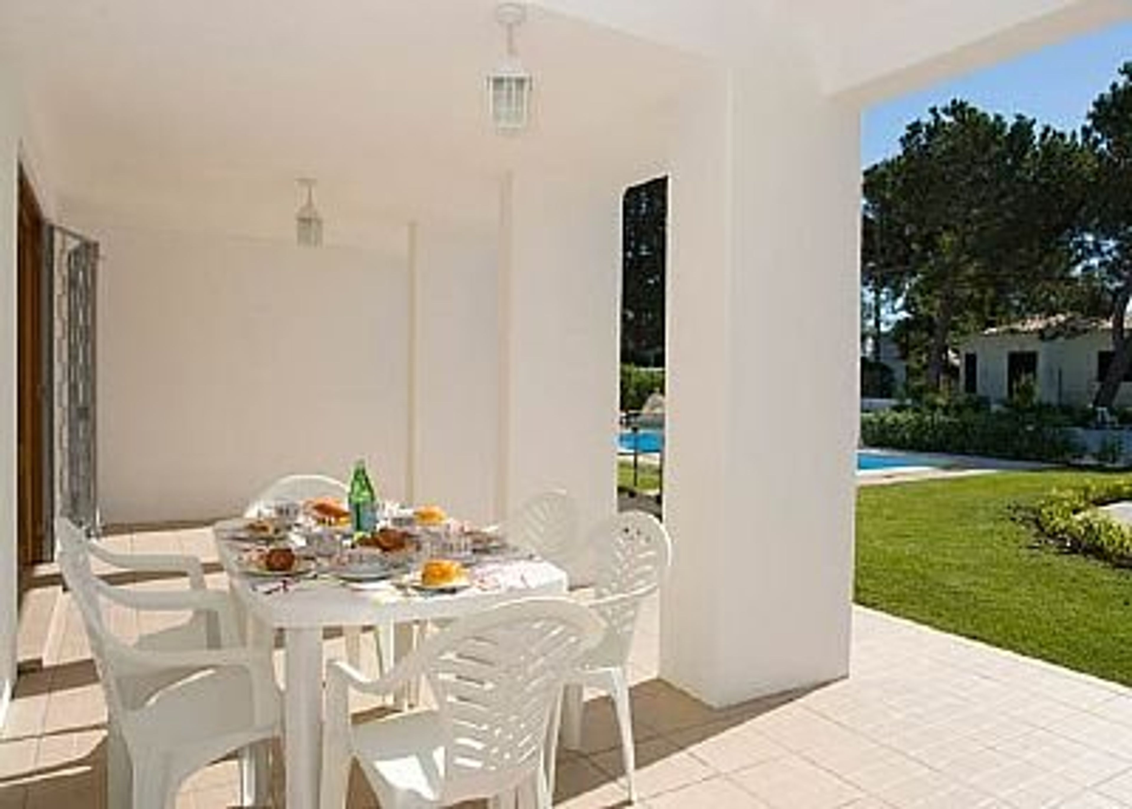 Outside dining area