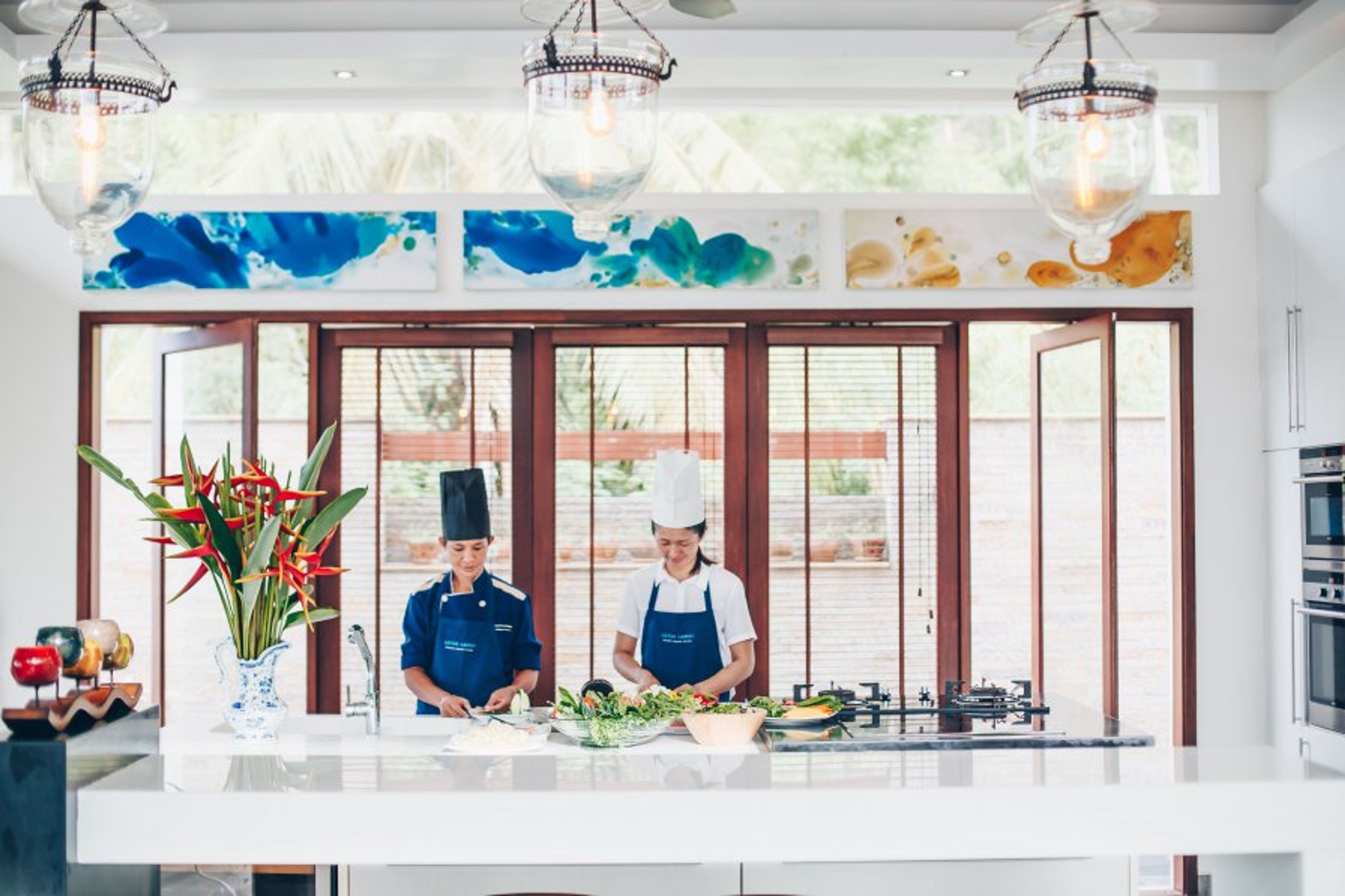 Private chef service is included with your rental