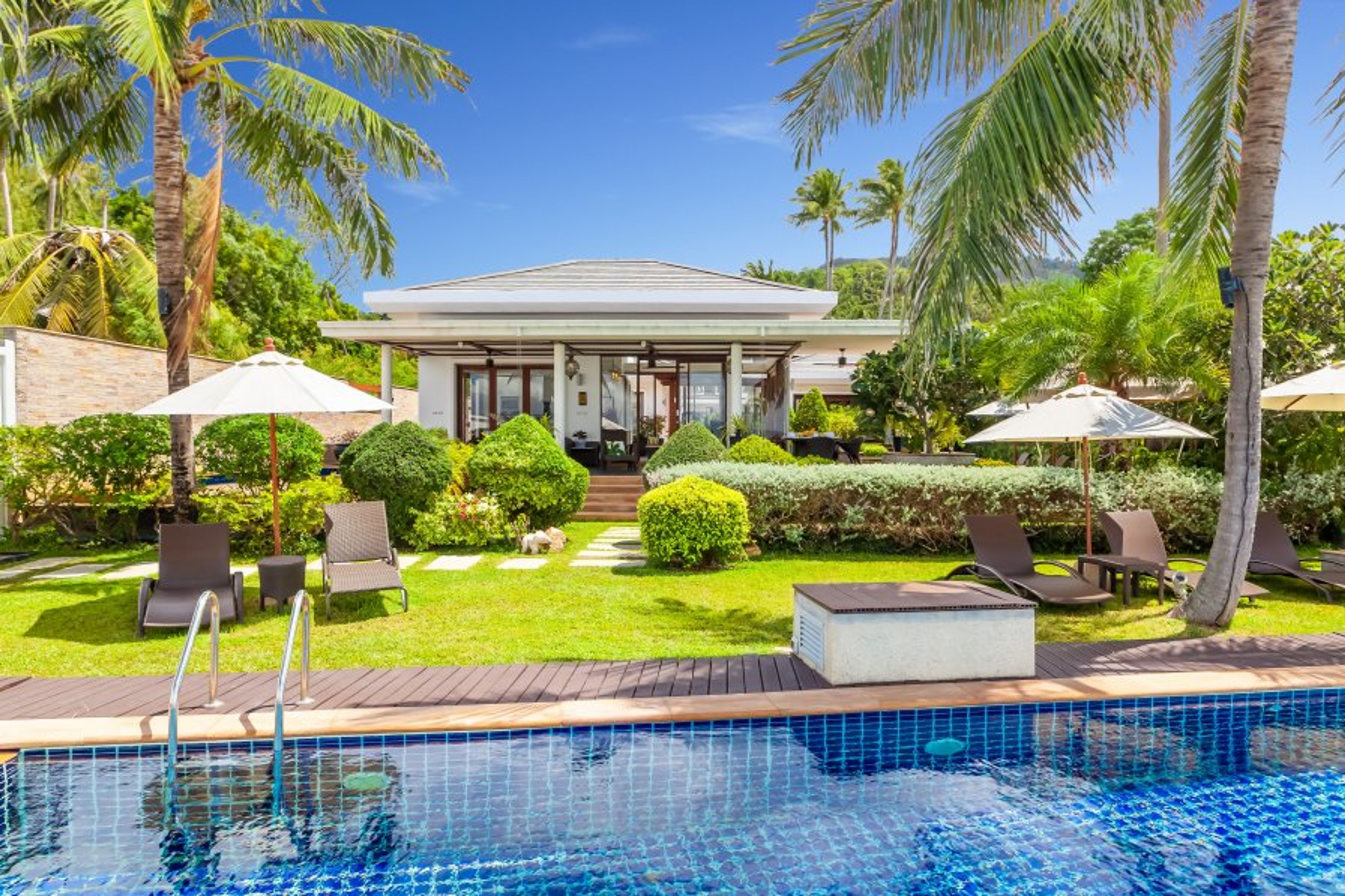 Exterior view of villa