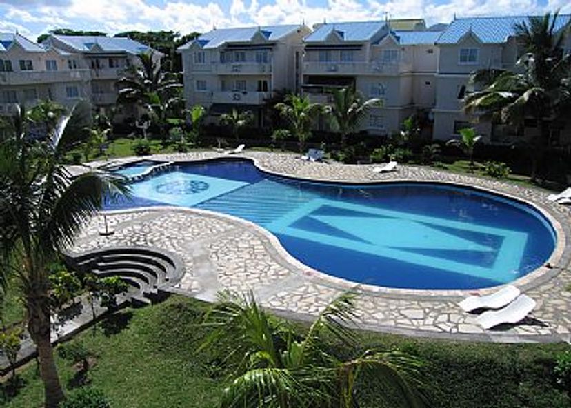 Apartment in Flic en Flac Beach, Mauritius: Le Dattier complex