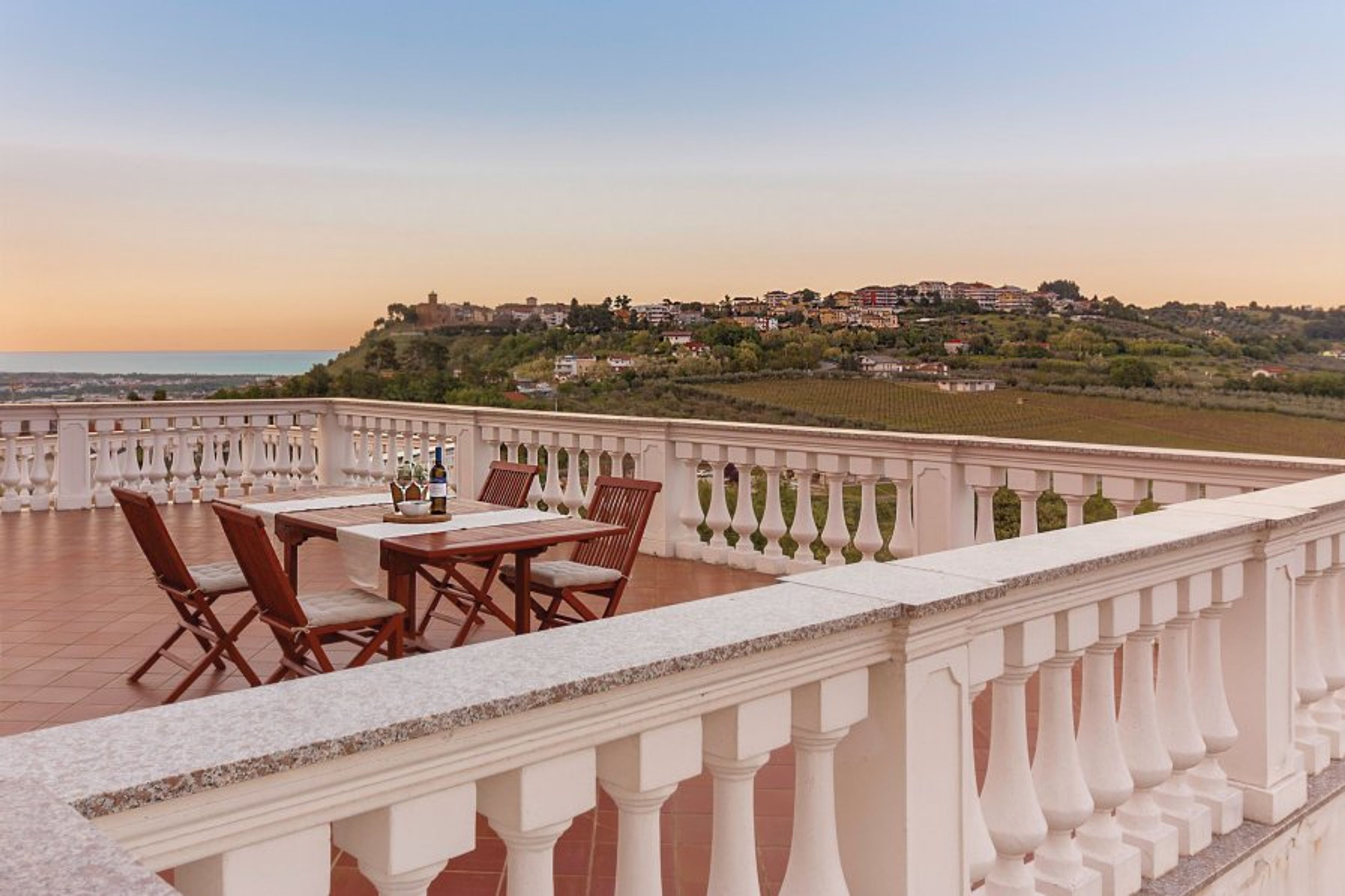 Dine "al fresco" while you enjoy those views. Private Chef on request.