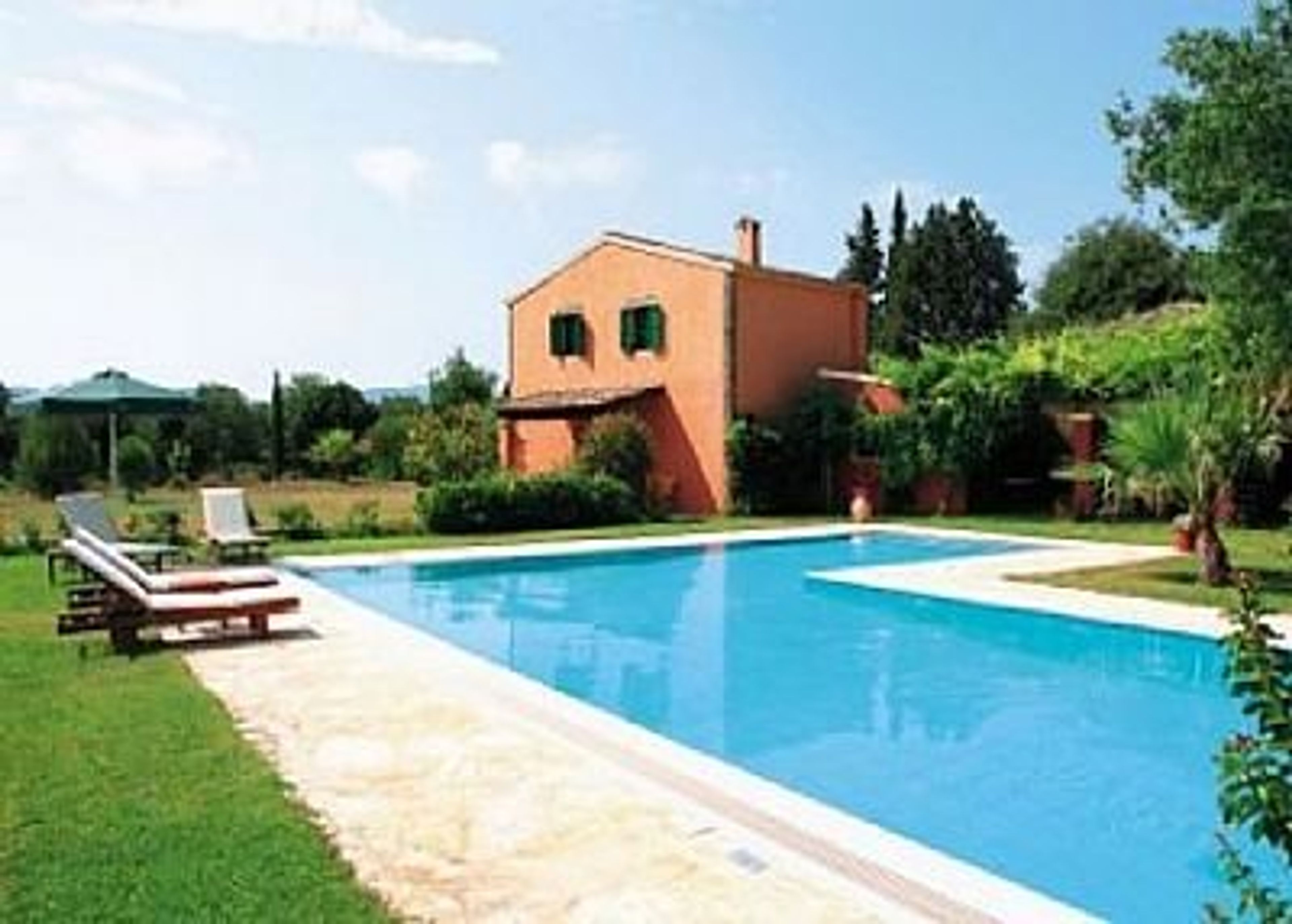 large pool, main villa and cottage house -private