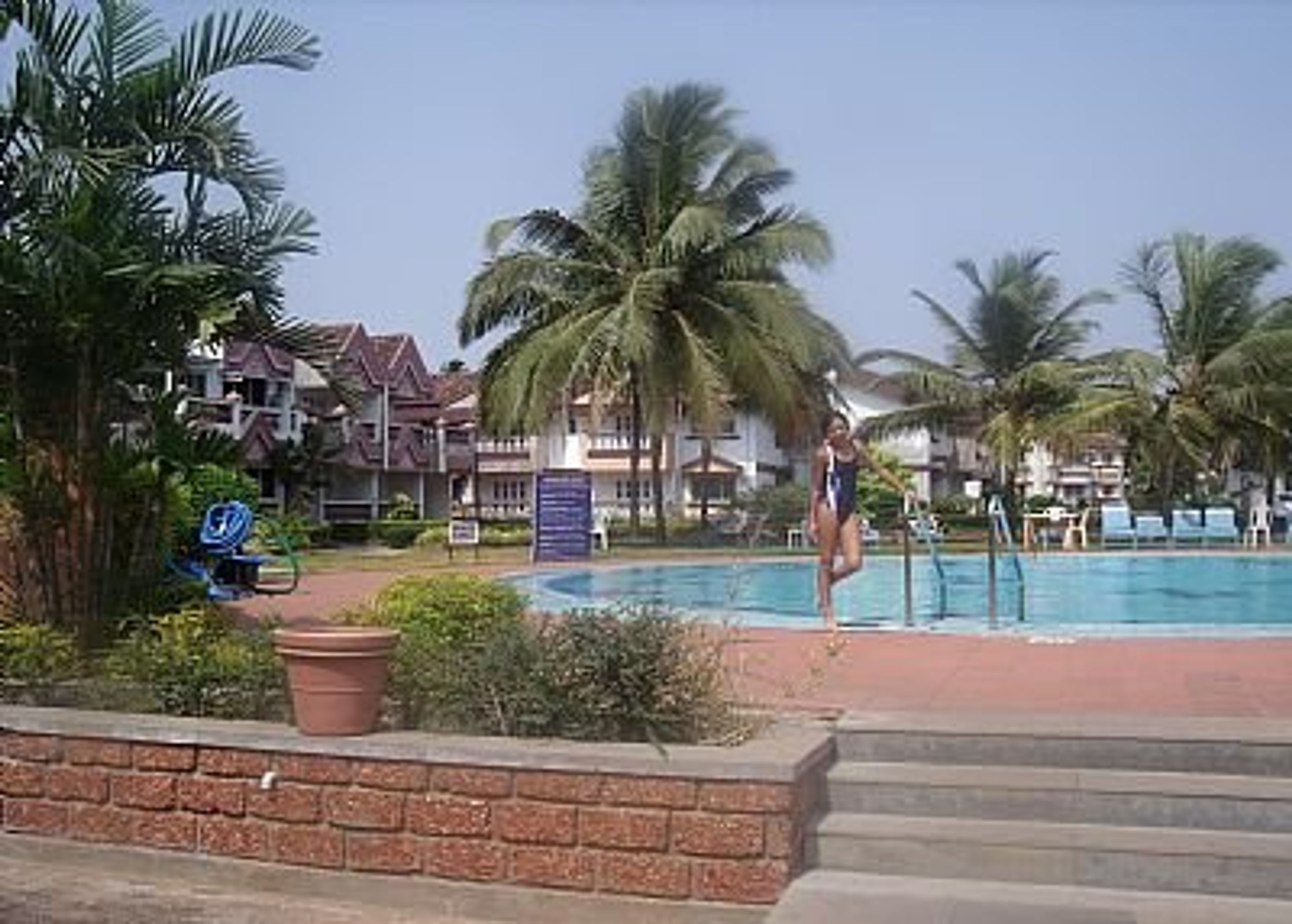 view to pool