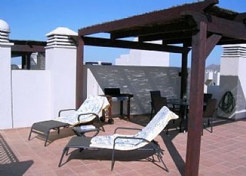 Penthouse_apartment in Roda Golf Resort, Spain: sun on the terrace