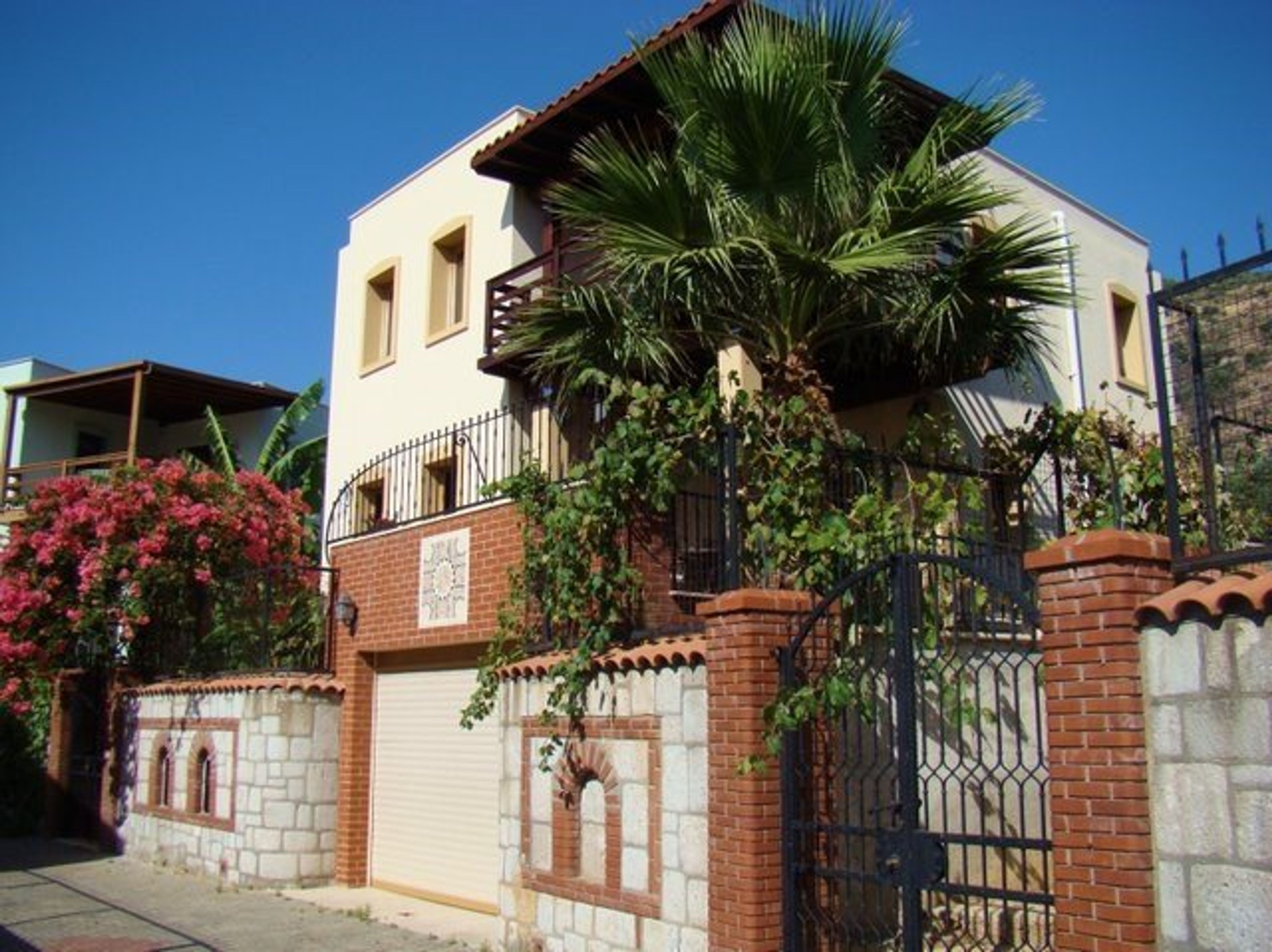 View of Villa from private road.