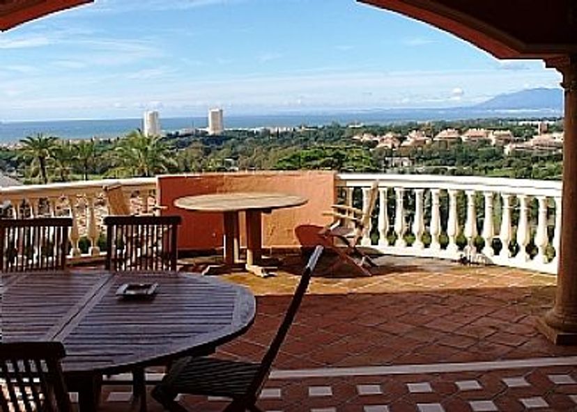 Villa in Urbanizacion Chapas, Spain: Terrace and views