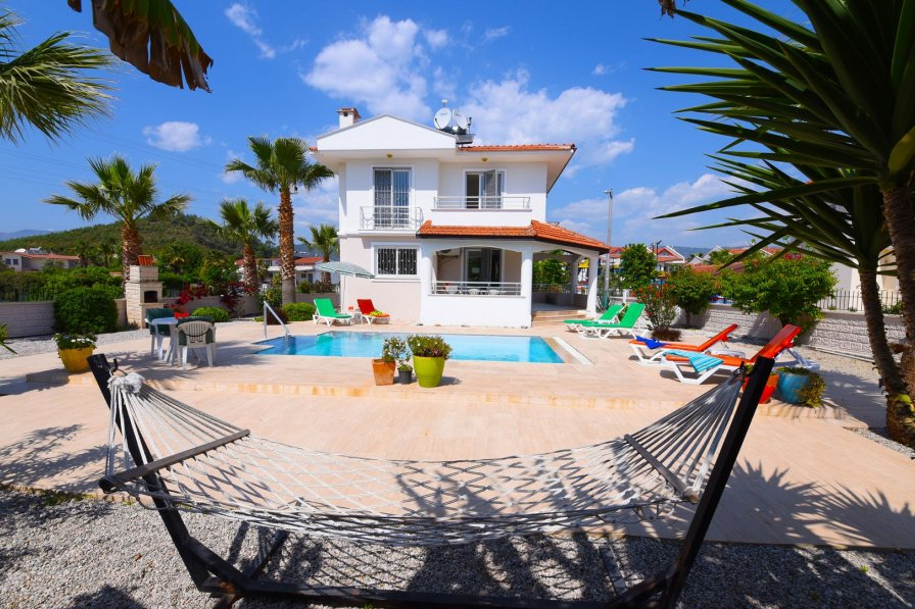 Villa, pool, garden and hammock