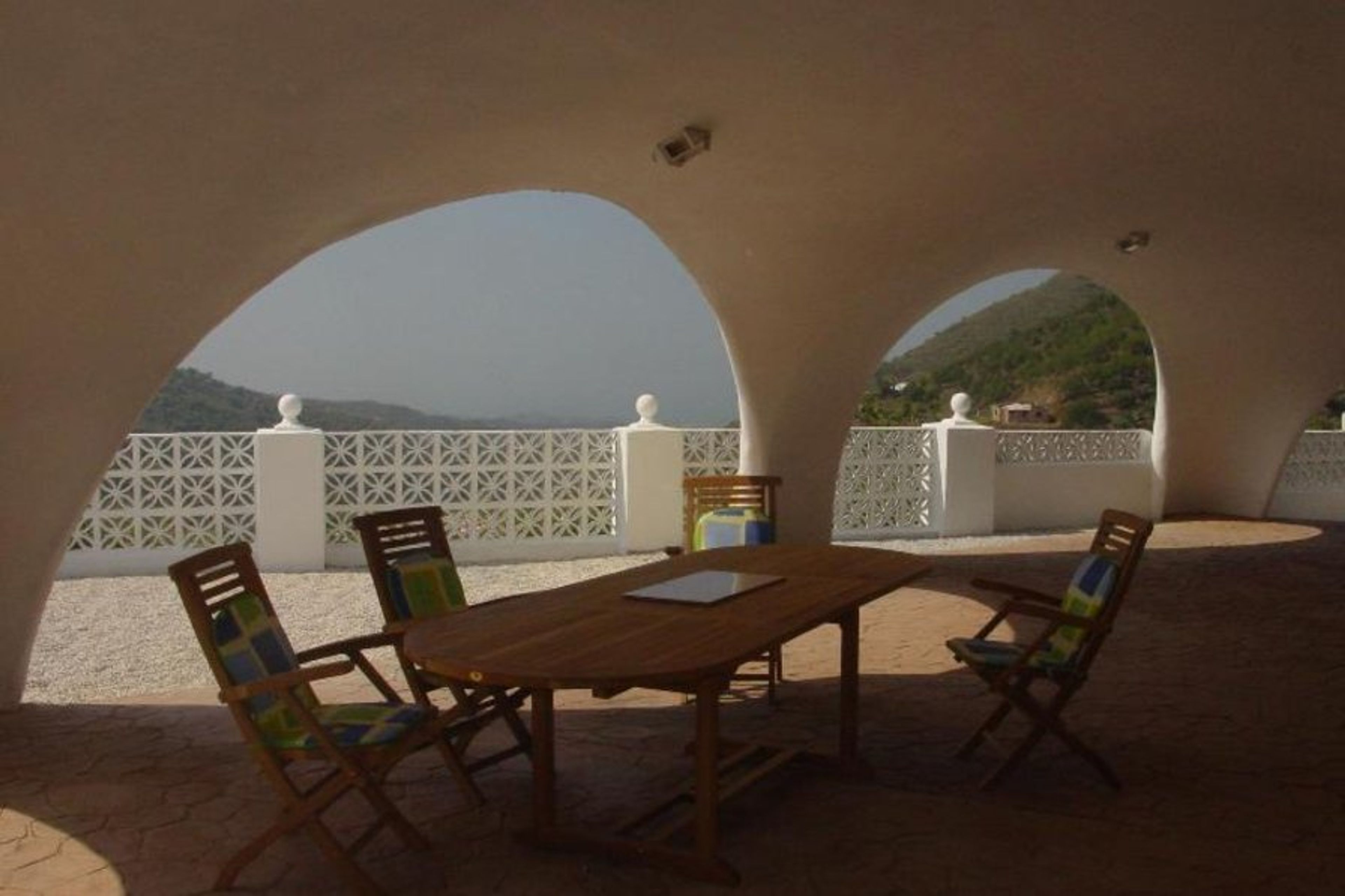 Huge Covered Patio if you want to escape the Sun