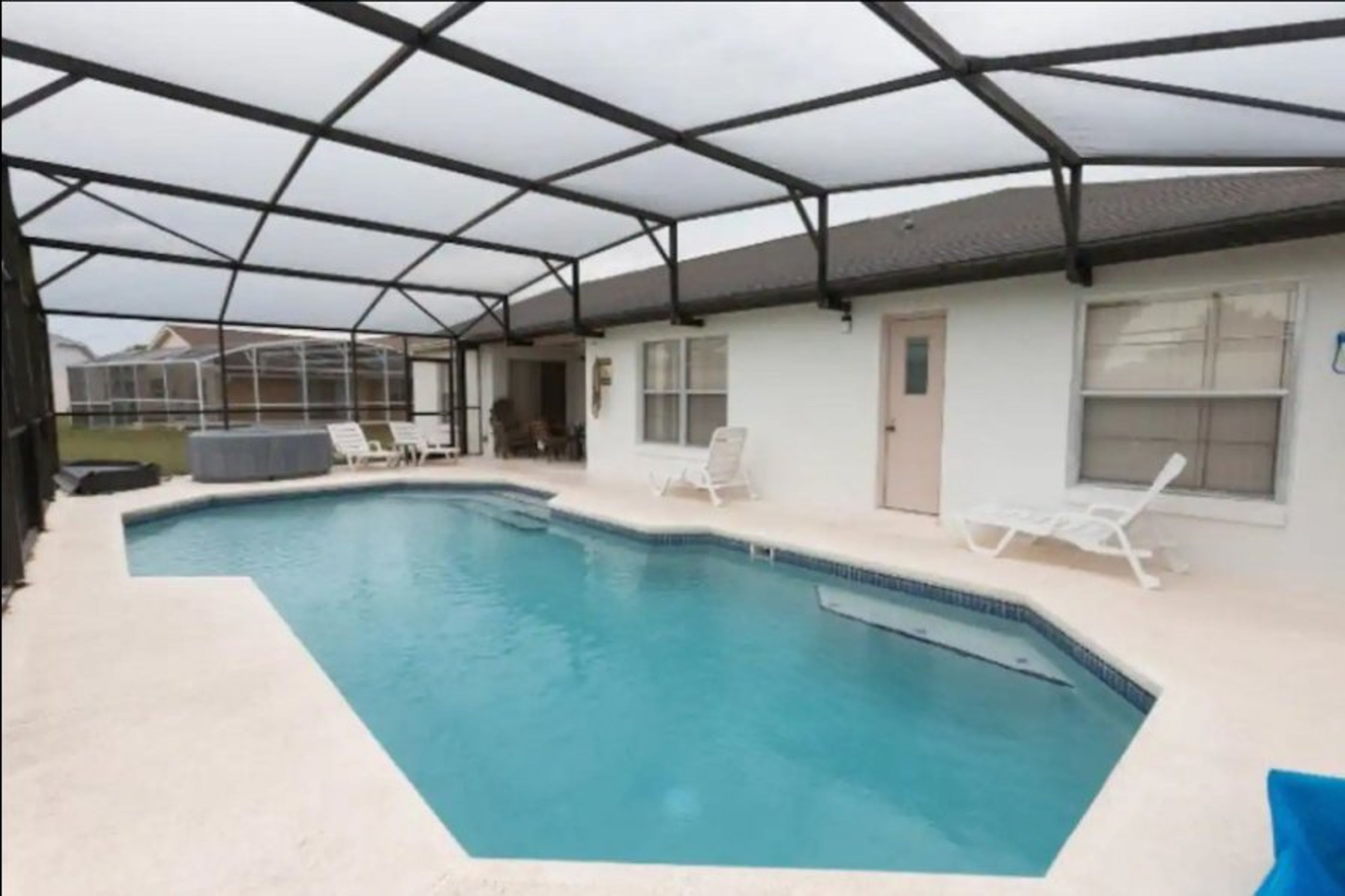 South Facing Pool and Hot Tub