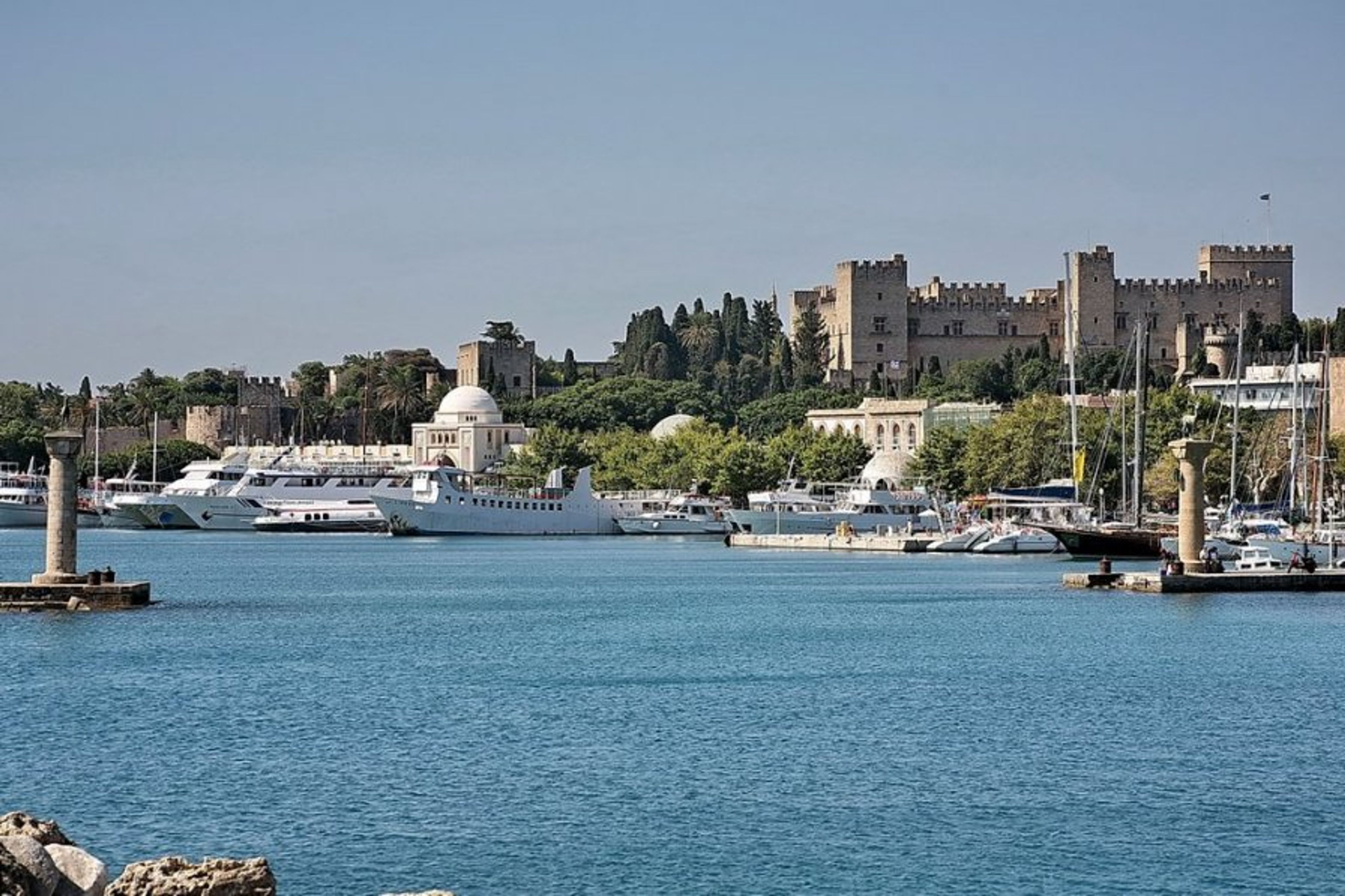 Rhodes medieval city and harbour