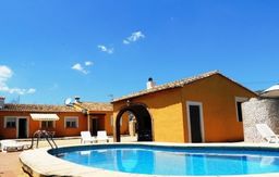 Holiday villa in Jalon, Costa Blanca,  with private pool