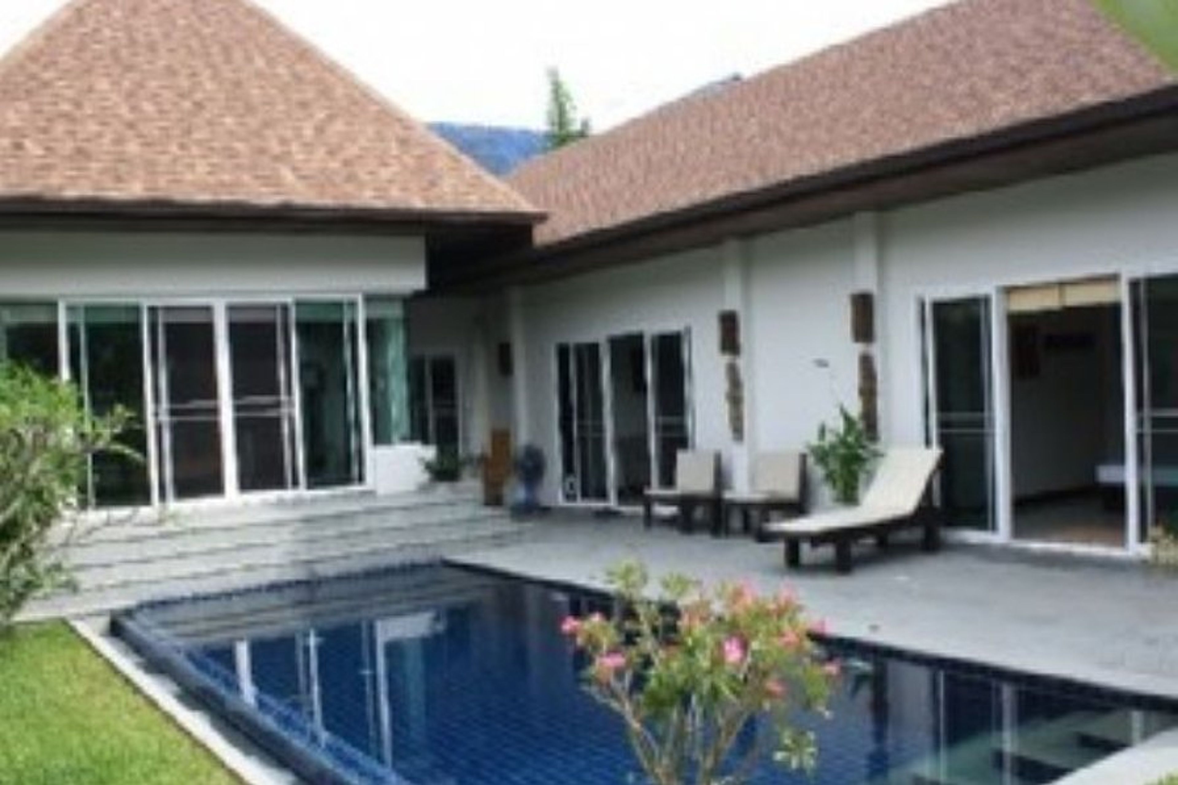 Villa and pool